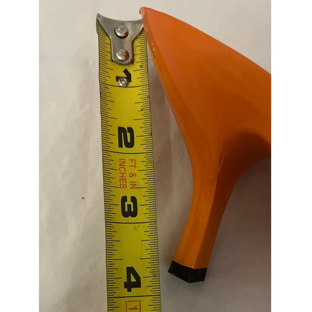 Other Splash Orange Heel Slide Sandals Open Toe Slip On Size 5.5 Size US 5.5 / IT 35.5 - 8 Thumbnail