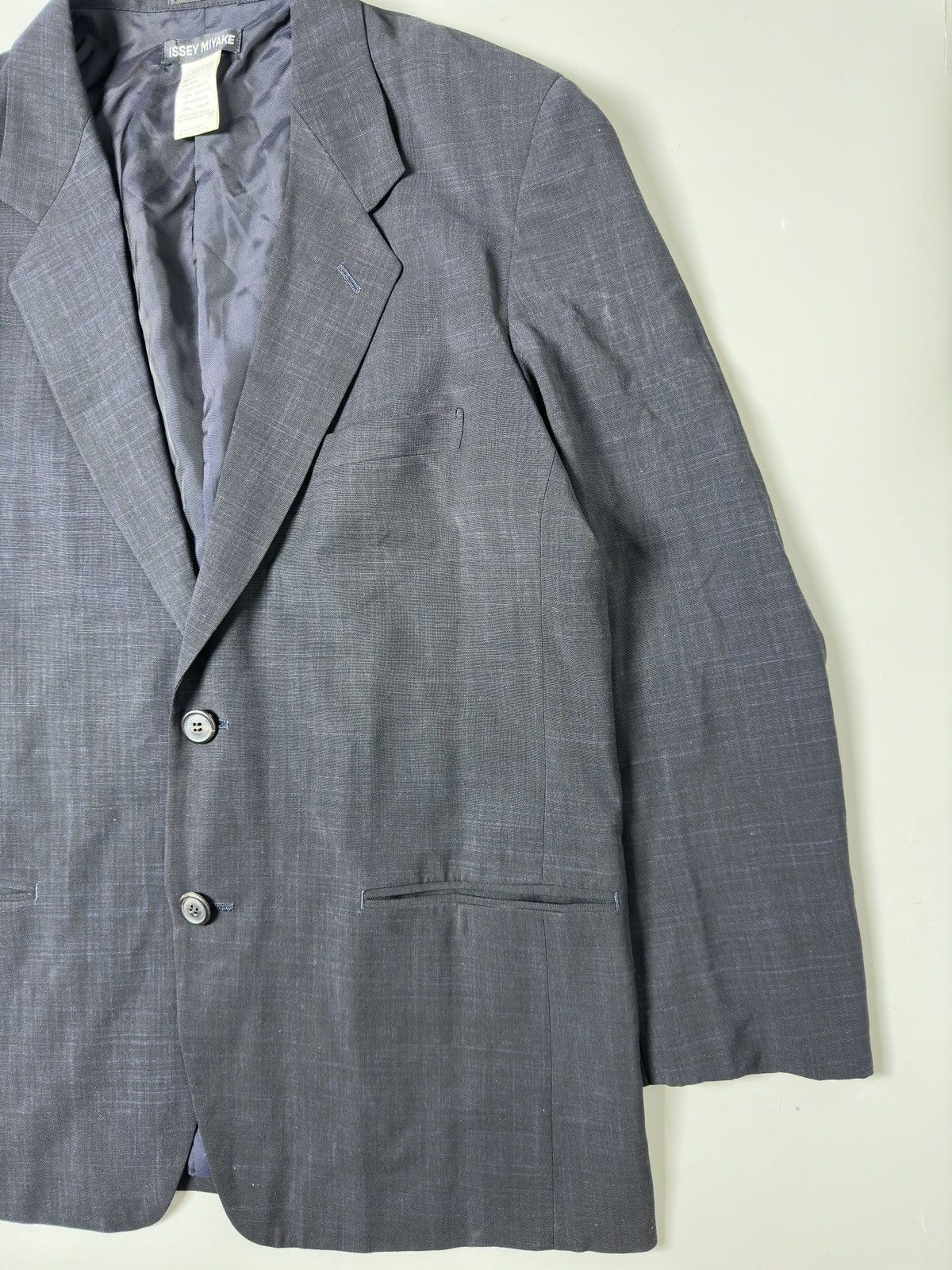 Issey Miyake × Vintage FALL’01 — ISSEY MIYAKE MAINLINE BLAZER Size 40S - 5 Thumbnail