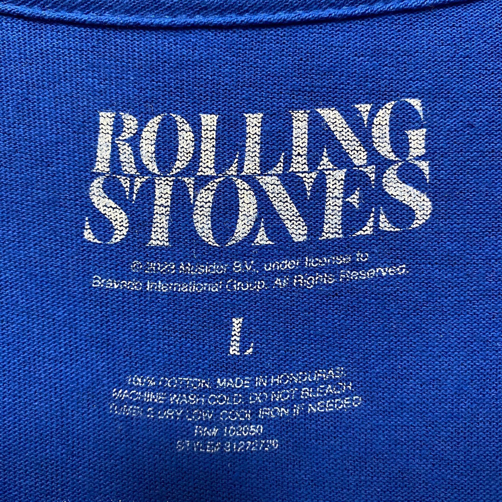 The Rolling Stones The Rolling Stones 78 Live in Concert blue Tshirt size Large Size US L / EU 52-54 / 3 - 4 Thumbnail