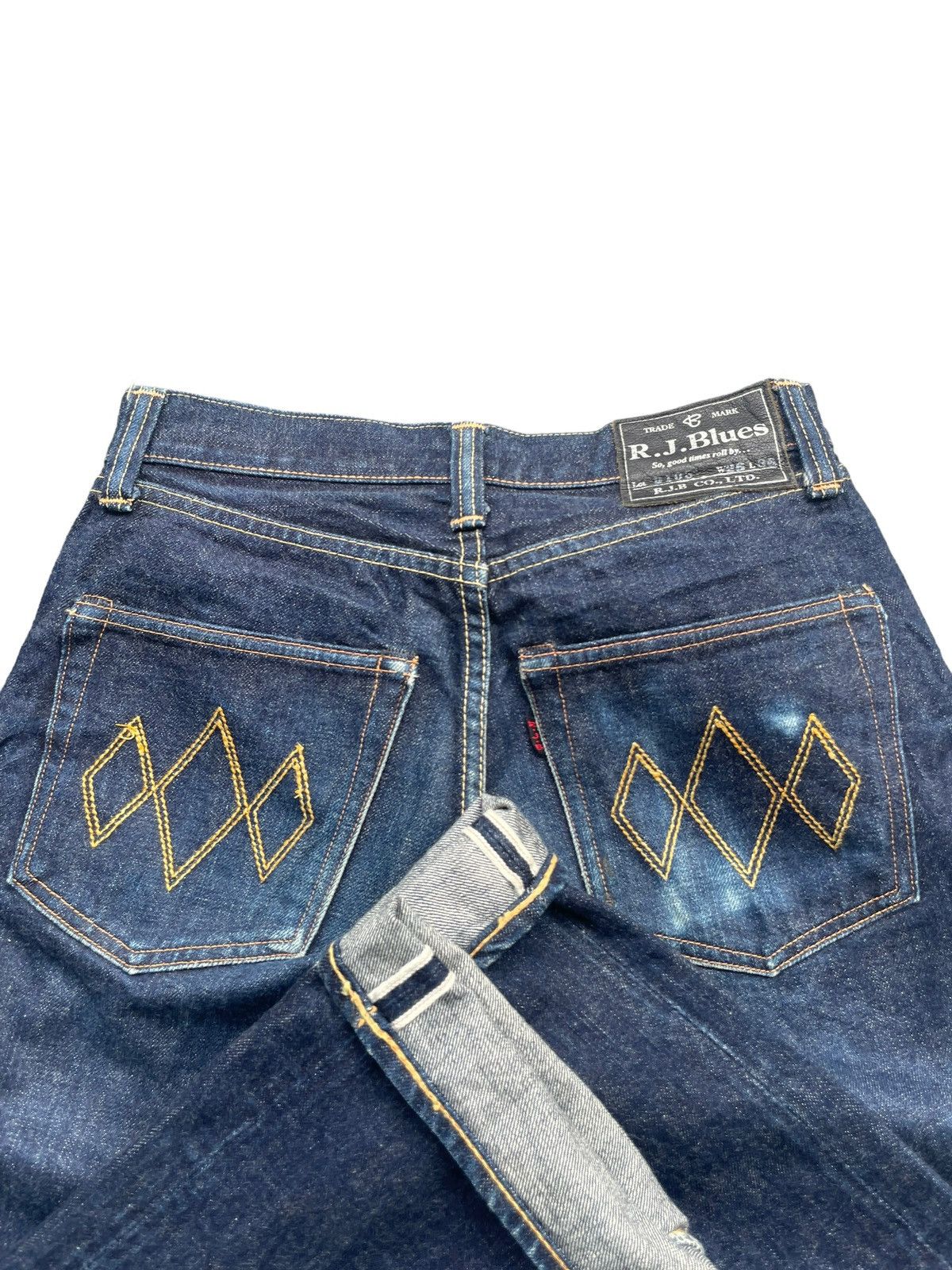 The Flat Head R.J.Blues Selvedge Denim Size US 27 - 12 Thumbnail