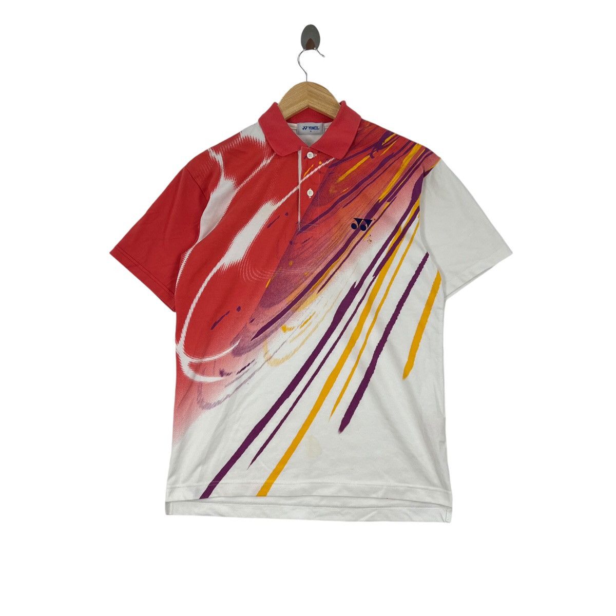Vintage Vintage 90s YONEX JASPO BADMINTON Official Polo Shirt Size US M / EU 48-50 / 2 - 1 Thumbnail