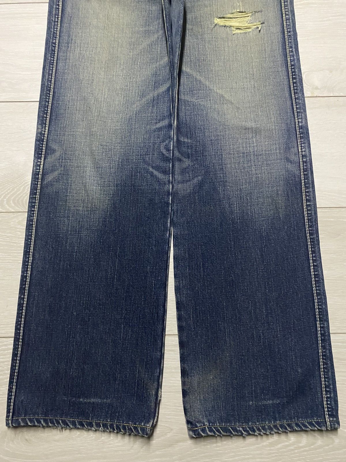 Levi's Vintage Levis 510 Mud Wash Distressed Distressed Baggy Jeans Size US 30 / EU 46 - 5 Thumbnail