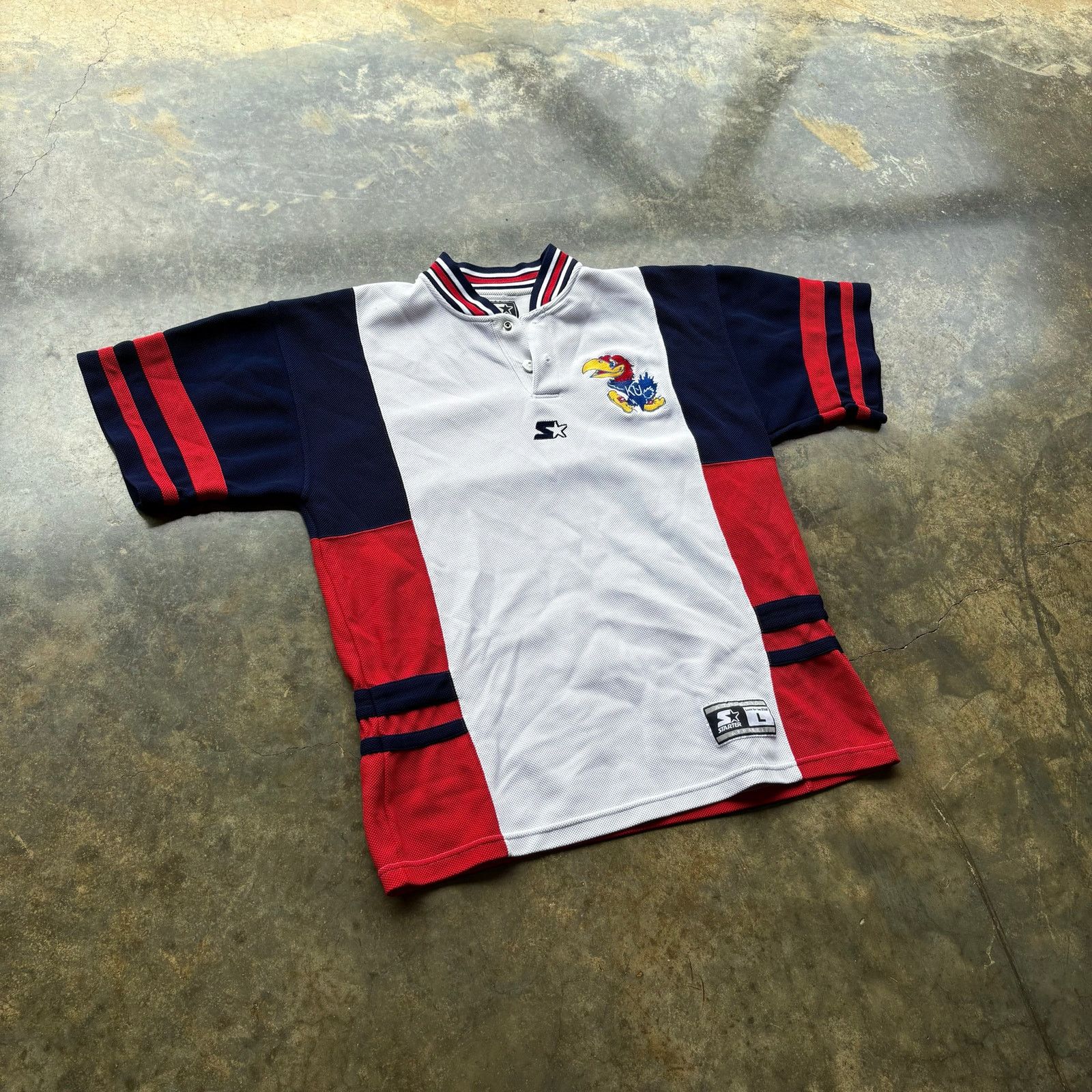 Starter Vintage Kansas City Jay hawks NCAA Starter polo Size US L / EU 52-54 / 3 - 2 Thumbnail