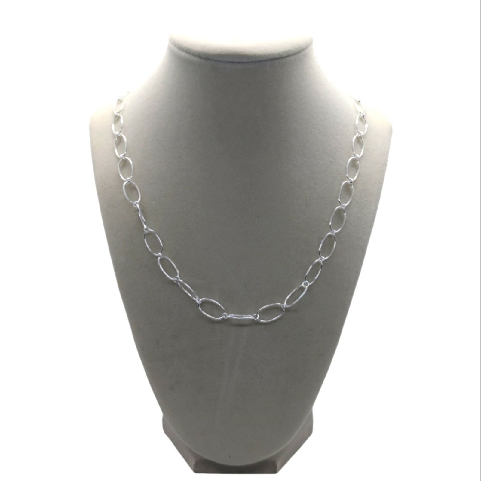 The Unbranded Brand 925 Sterling silver Oval NECKLACE Size ONE SIZE - 1 Thumbnail