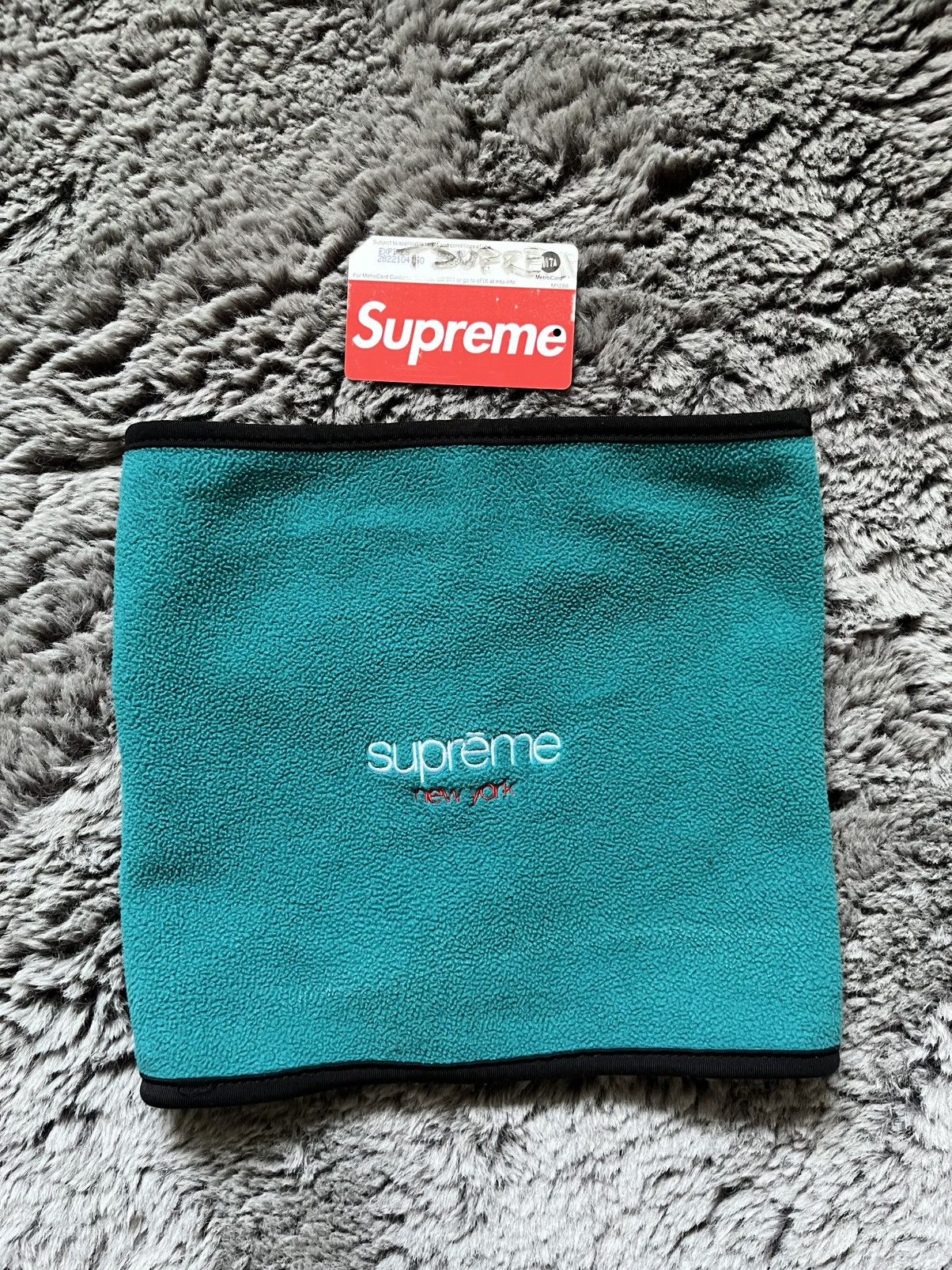 Supreme Supreme Teal Gaiter Size ONE SIZE - 1 Thumbnail