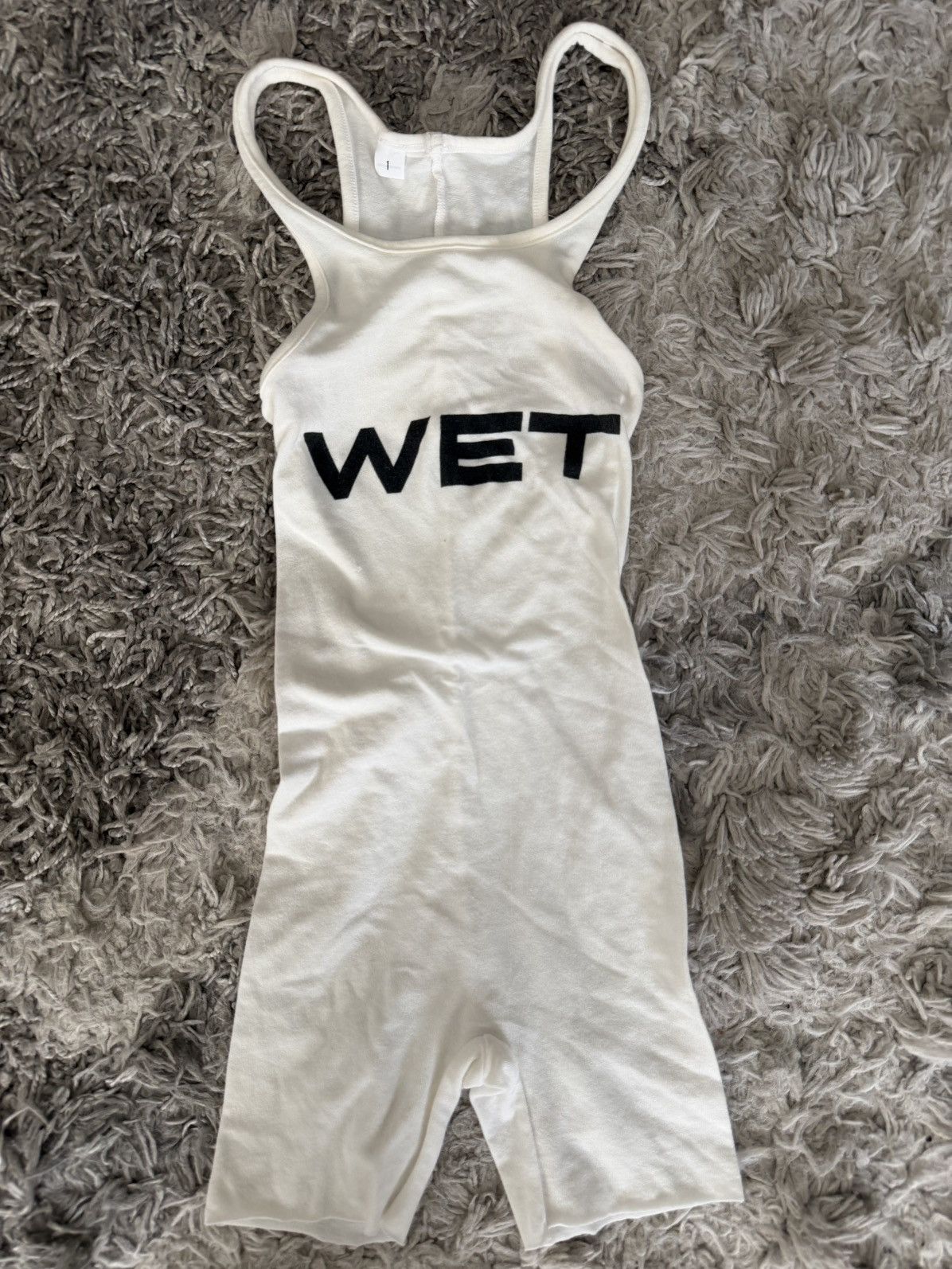 Mowalola × Yeezy Yeezy x Mowalola Wet Bodysuit | Grailed