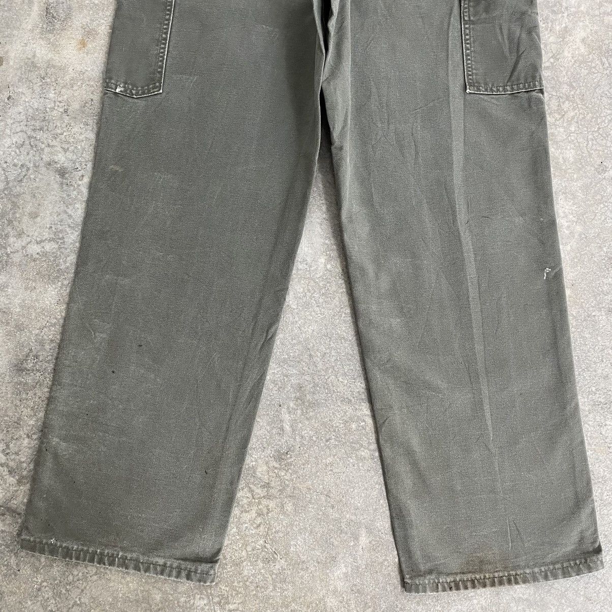Carhartt Vintage Carhartt Moss Green Carpenter Workwear Pants Size US 34 / EU 50 - 18 Thumbnail