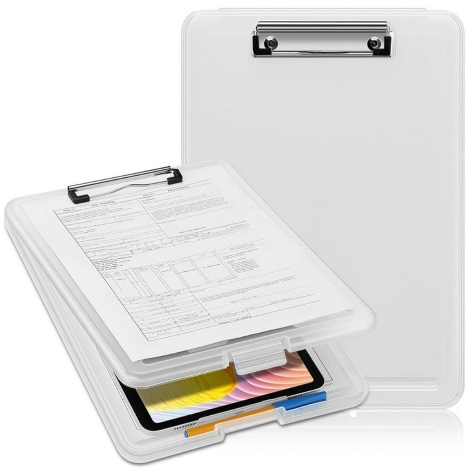Other Clear | SITHON | Storage Box Clipboard Size ONE SIZE - 3 Thumbnail
