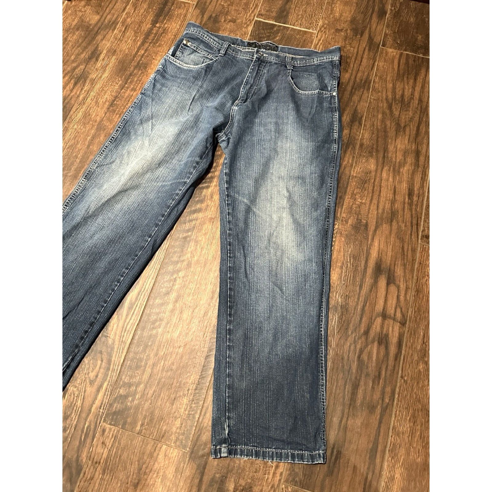 Southpole Vintage Southpole Jeans Baggy Wide-Leg Denim Blue 38 Men 5-Pocket 32 In inseam Y2K 90s Grunge Hip Hop Retro Vintage Size US 38 / EU 54 - 2 Thumbnail