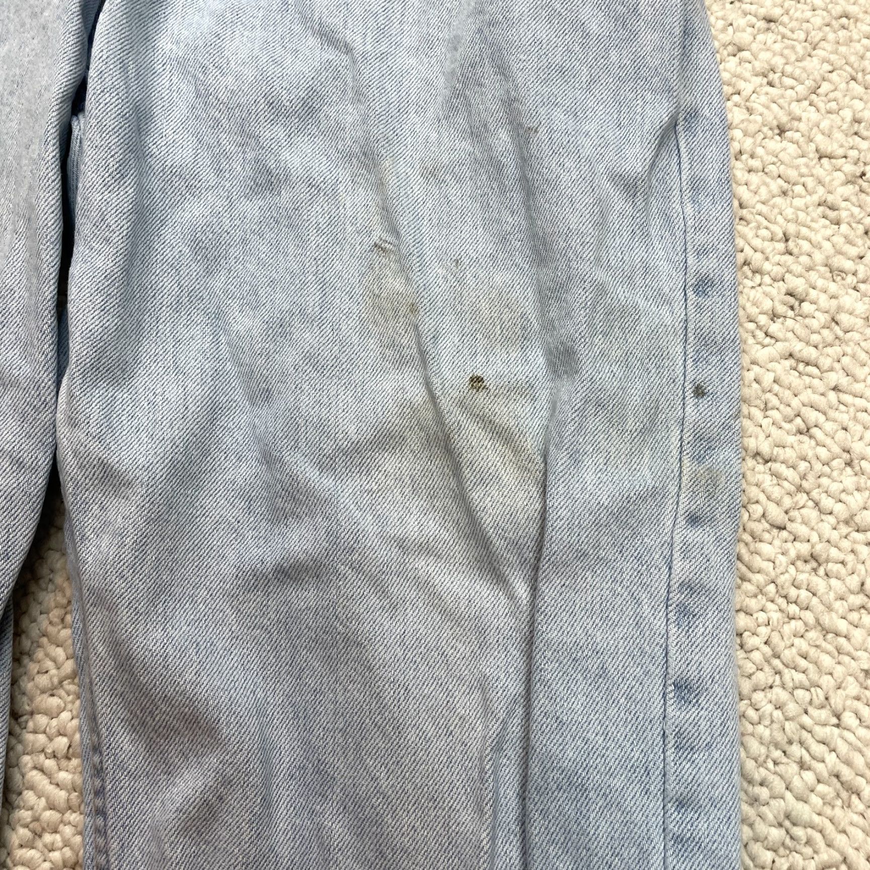 Old Navy Old Navy Jeans Womens 34x26 Denim Light Wash Straight Relaxed High Rise Blue Size 24" / US 00 / IT 34 - 3 Thumbnail