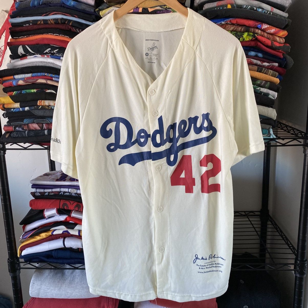 MLB Los Angeles Dodgers Baseball Jersey Jackie Robinson #42 Size US M / EU 48-50 / 2 - 1 Thumbnail