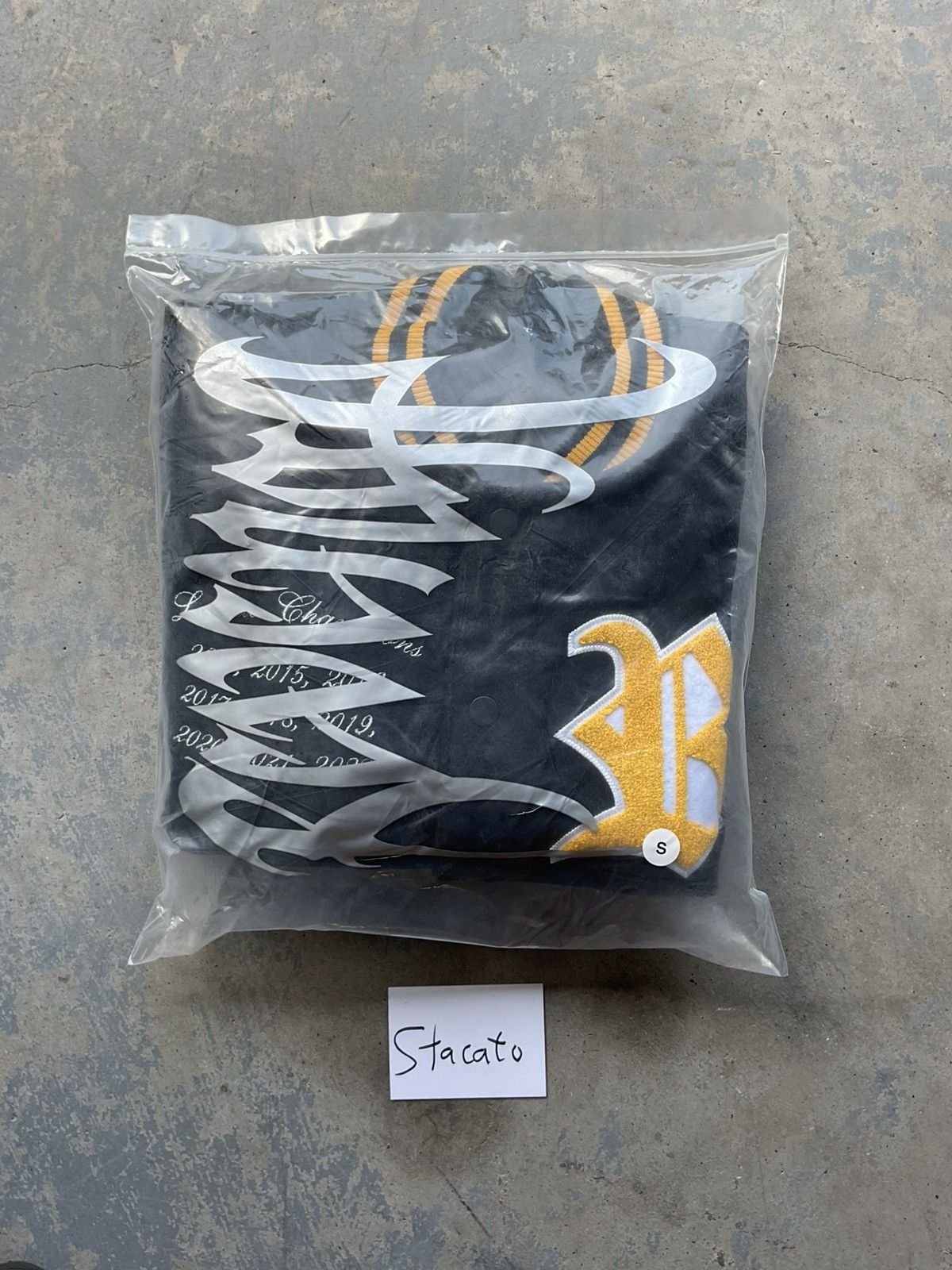 Revenge Revenge Rottweiler Varsity Jacket Black/Yellow Size US S / EU 44-46 / 1 - 9 Thumbnail