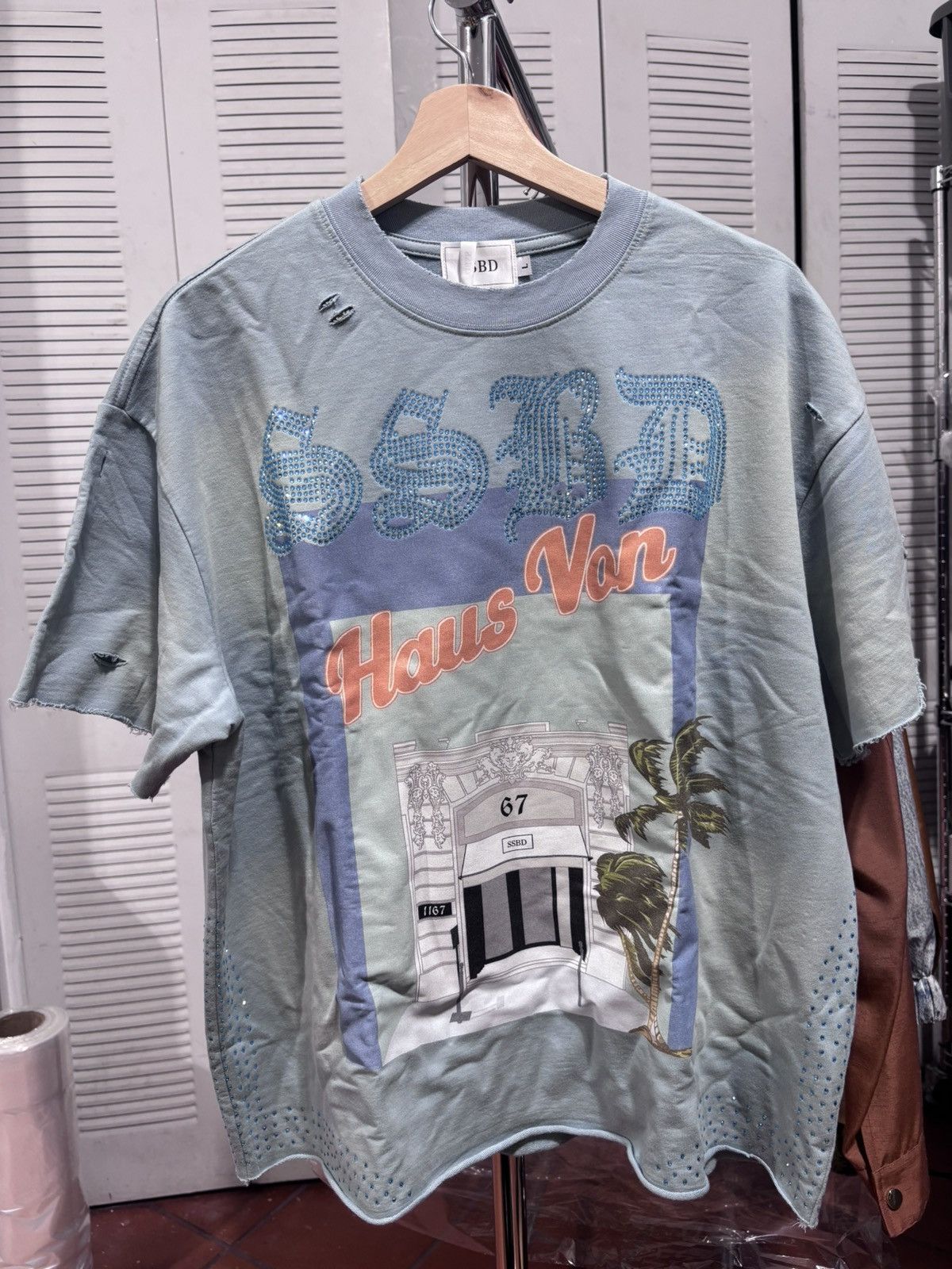 Designer SSBD Haus Von Blue Tee Size US L / EU 52-54 / 3 - 1 Thumbnail