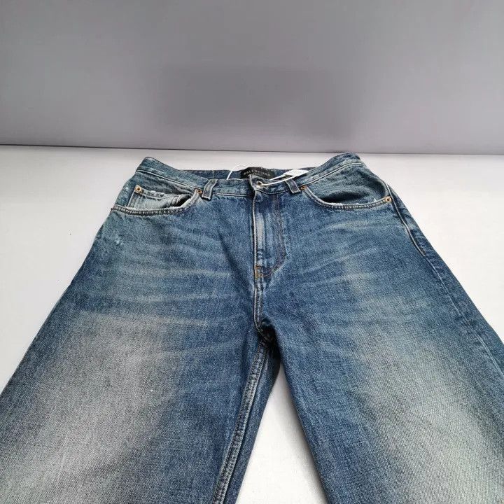 Balenciaga Balenciaga Balenciaga Blue Distressed Casual Denim Pants - Size US 26 / EU 42 - 5 Thumbnail