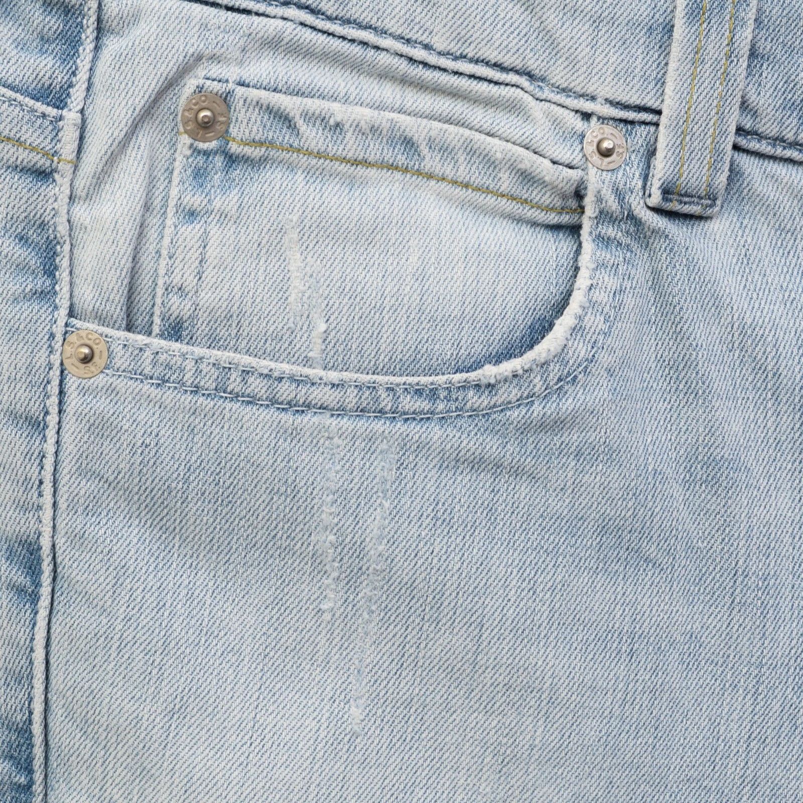 Levi's STRAUSS Straight W29 L32 Fit Denim Jeans Trousers Ripped Low Size 29" - 6 Thumbnail