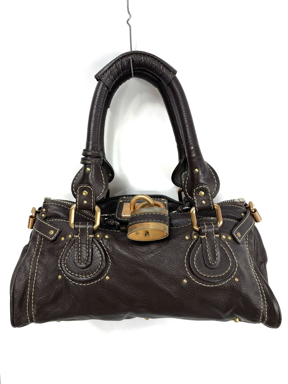 Chloe Chloé Paddington Medium Satchel Bag – Dark Brown Chocolate Size ONE SIZE - 7 Thumbnail