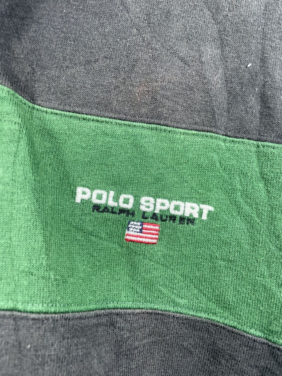 Polo Ralph Lauren Vintage Polo Sport Ralph Lauren Rugby Polo Striped Size US M / EU 48-50 / 2 - 6 Thumbnail