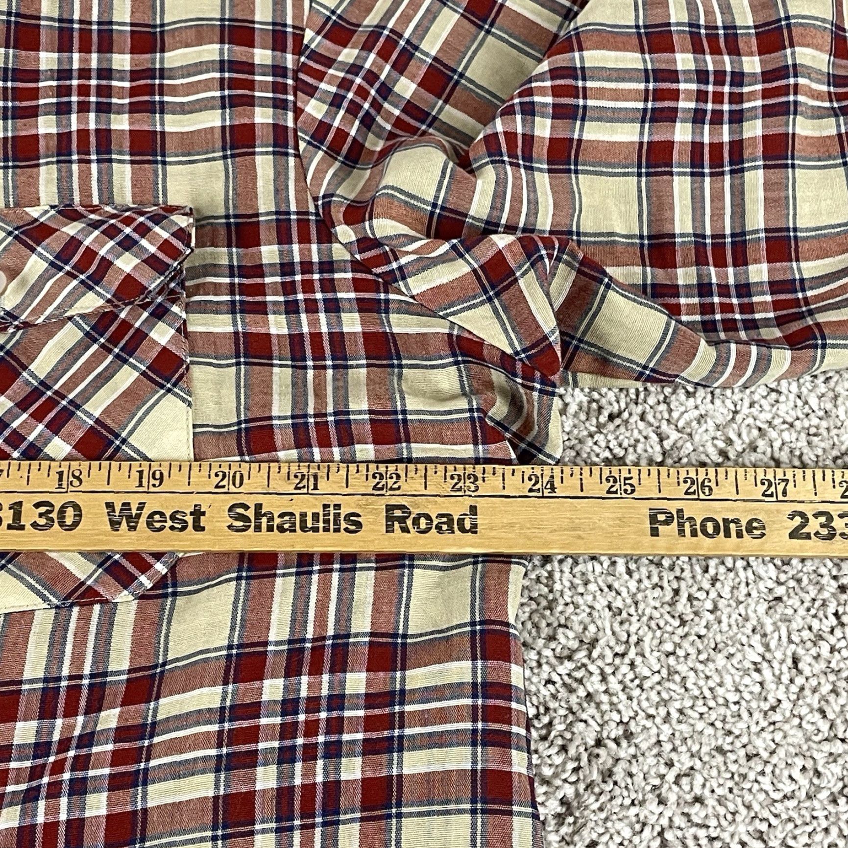 Vintage VINTAGE Big Mac Western Shirt Men XL Plaid Lightweight Cowboy Rancher 70s T433 Size US XL / EU 56 / 4 - 7 Thumbnail