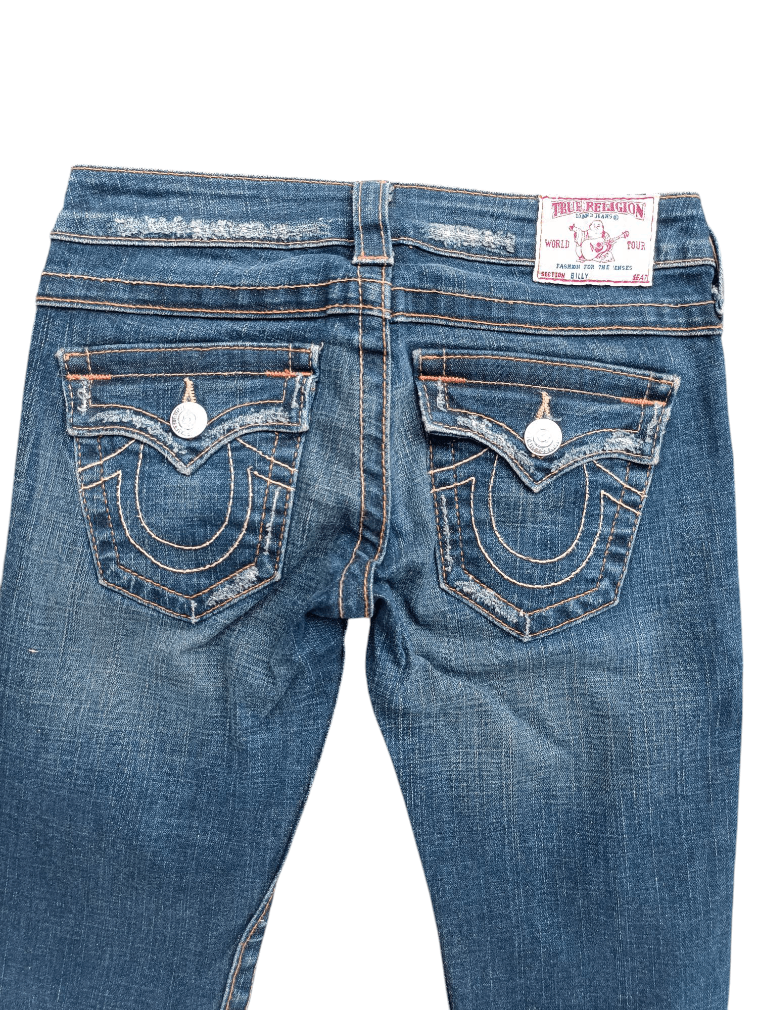 True Religion × Vintage VINTAGE TRUE RELIGION BILLY DISTRESSED DENIM TR023 Size 26" / US 2 / IT 38 - 11 Thumbnail