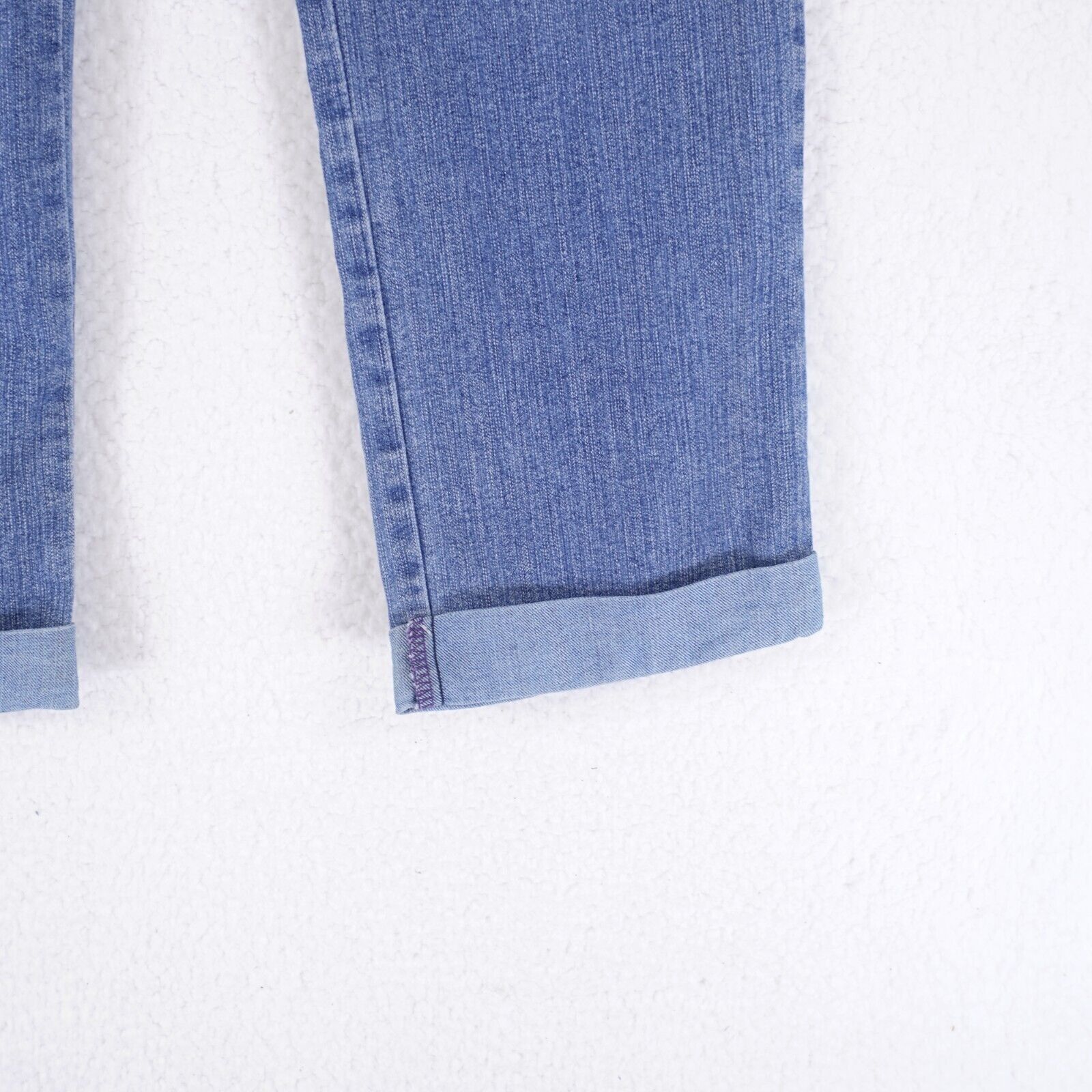 NYDJ NYDJ Not Your Daughters Jeans Rolled Up Blue High Rise Denim Size 34" / US 12 / IT 48 - 2 Thumbnail
