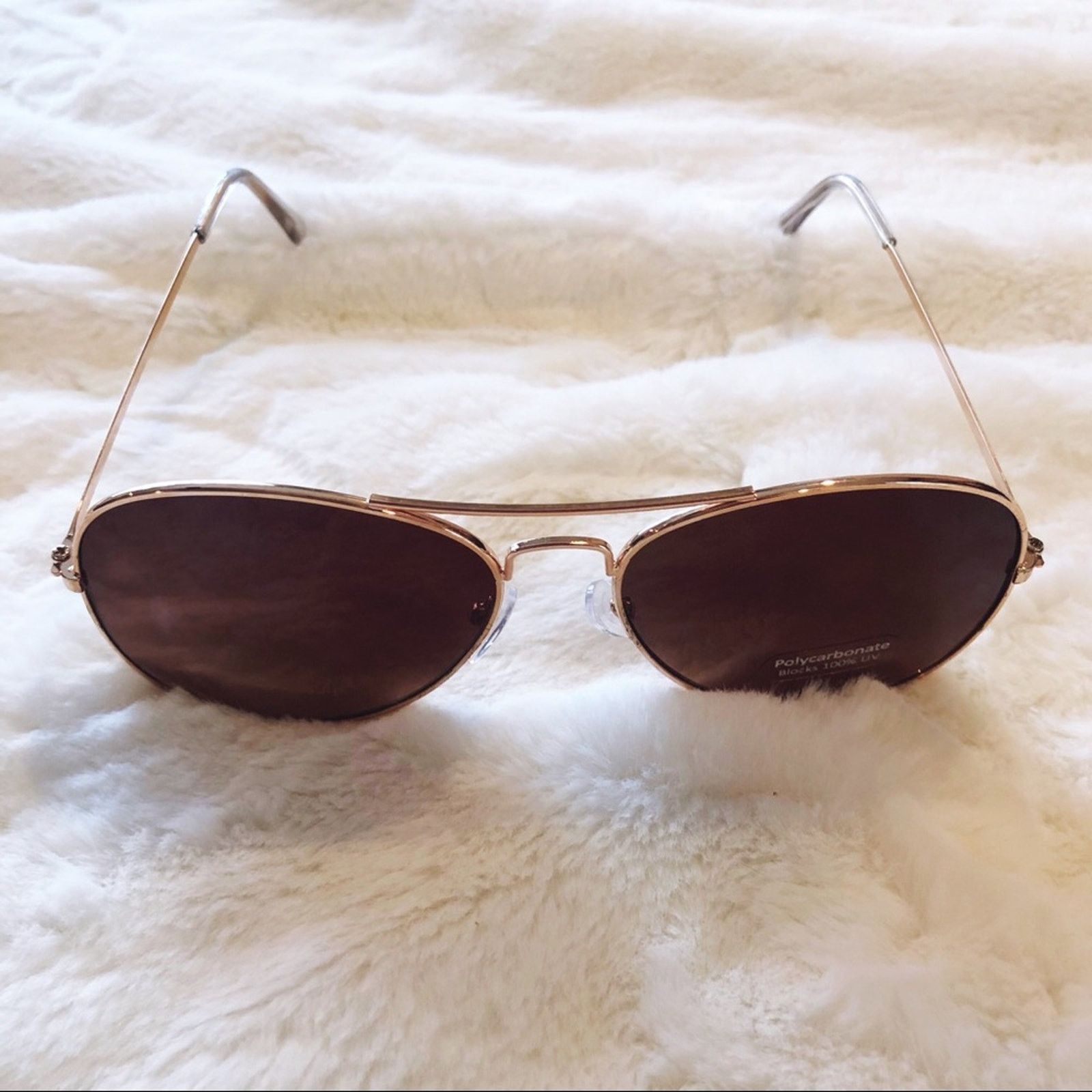 Other Georgia Dark Brown Aviator Sunglasses Size ONE SIZE - 3 Thumbnail