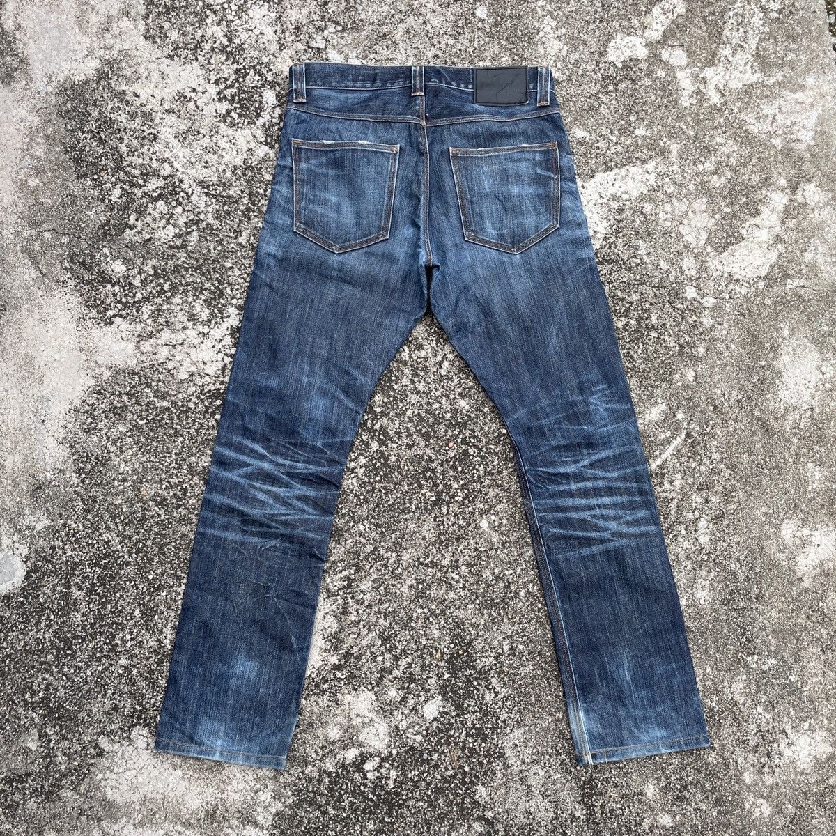 Japanese Brand Vintage Back Number Faded Denim Jeans Size US 32 / EU 48 - 7 Thumbnail
