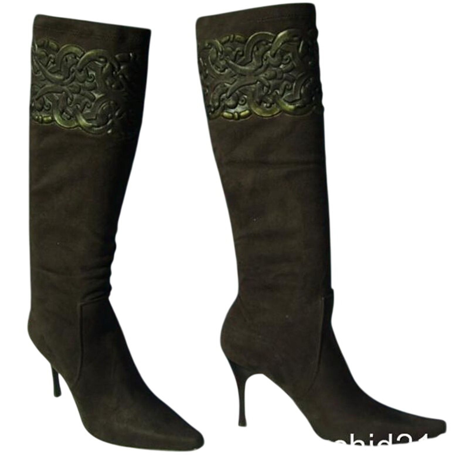 Donald Pliner Donald Pliner Couture Stretch Suede Leather Boot NWT $465 Size US 6.5 / IT 36.5 - 8 Thumbnail