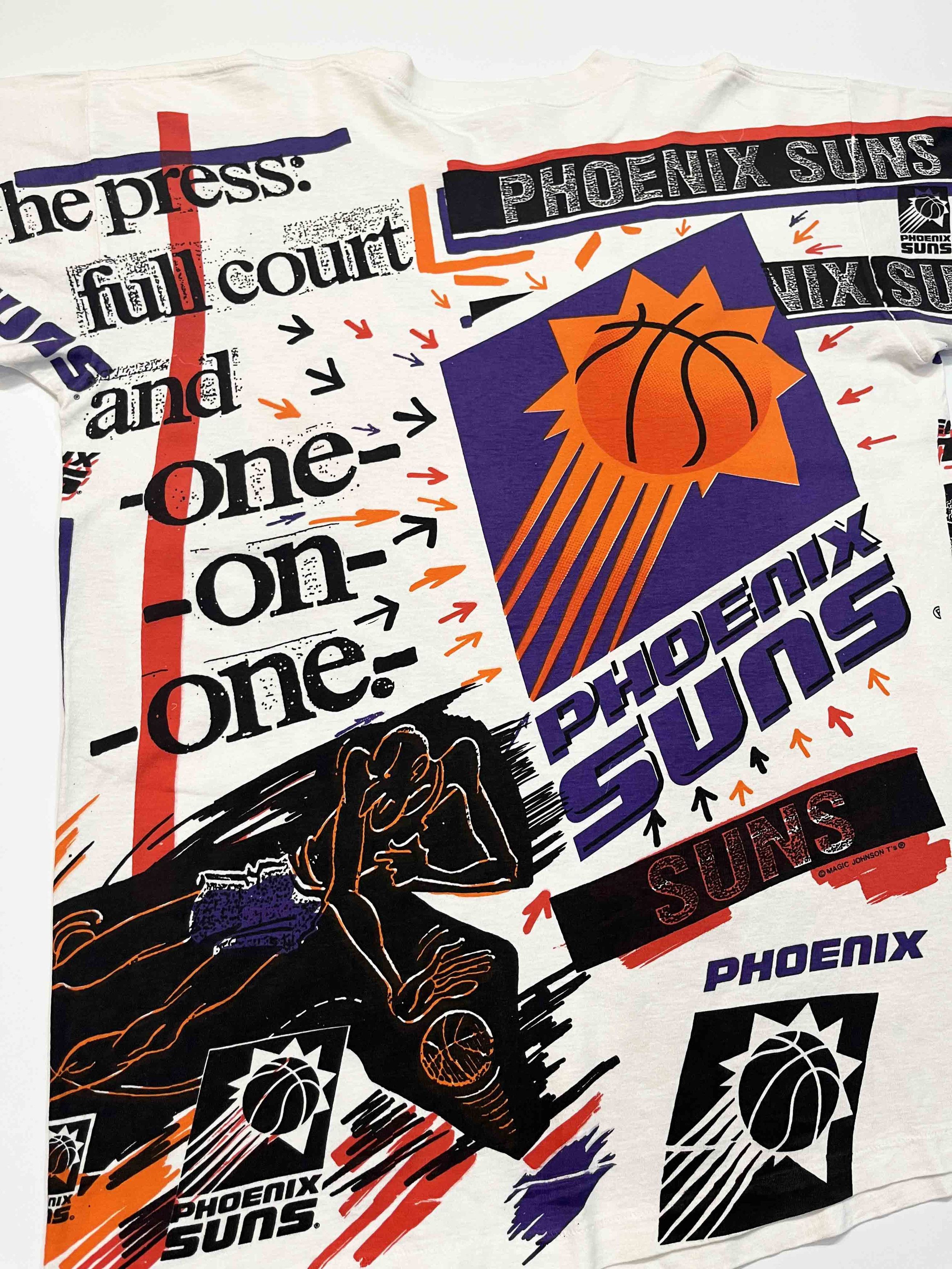 Vintage Vintage Magic Johnson T's NBA Phoenix Suns AOP T-Shirt Size US L / EU 52-54 / 3 - 6 Thumbnail