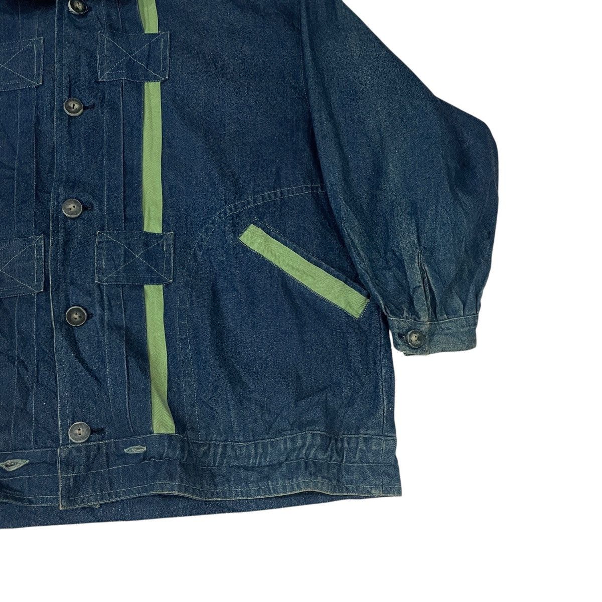 Japanese Brand Vintage Non Stop Japan Denim Jacket Size US XL / EU 56 / 4 - 4 Thumbnail