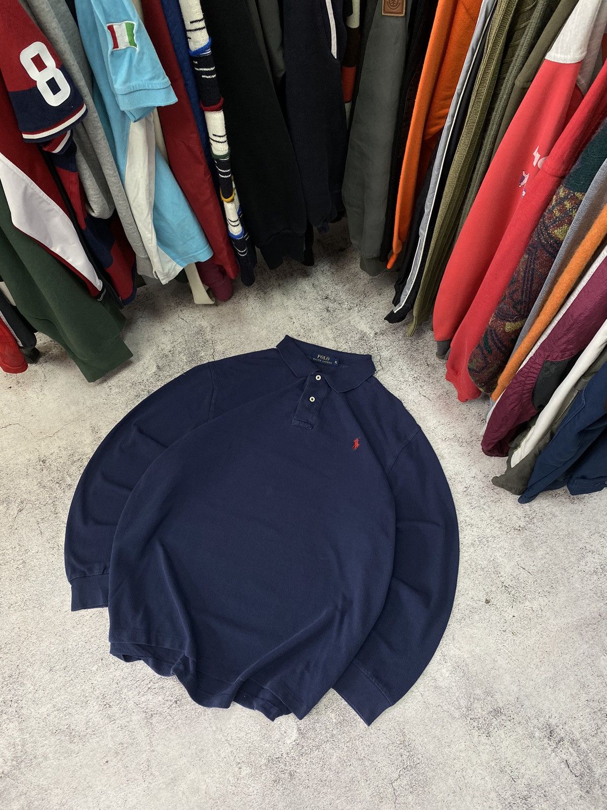 Japanese Brand × Polo Ralph Lauren × Vintage Polo ralph lauren rugby long sleeve y2k style Size US XL / EU 56 / 4 - 4 Thumbnail