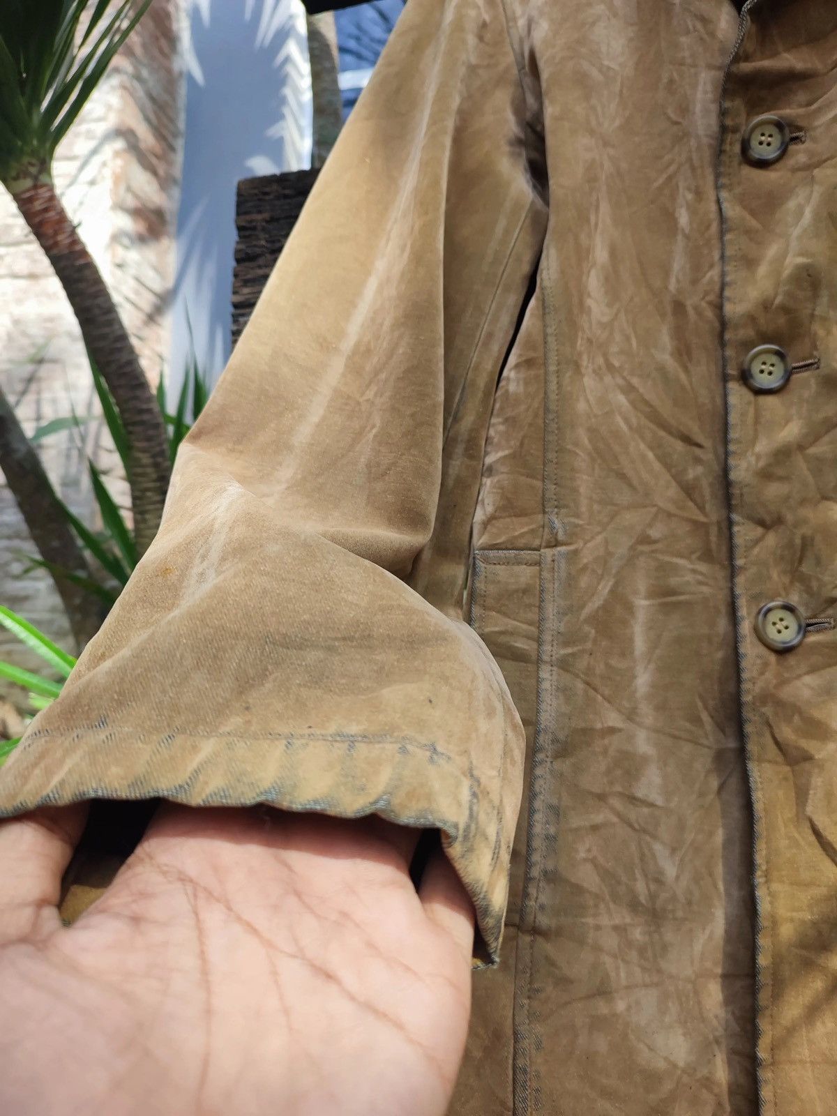 Tornado Mart Tornado Mart Brown Suede Double-Breasted Jacket – L Size US L / EU 52-54 / 3 - 5 Thumbnail