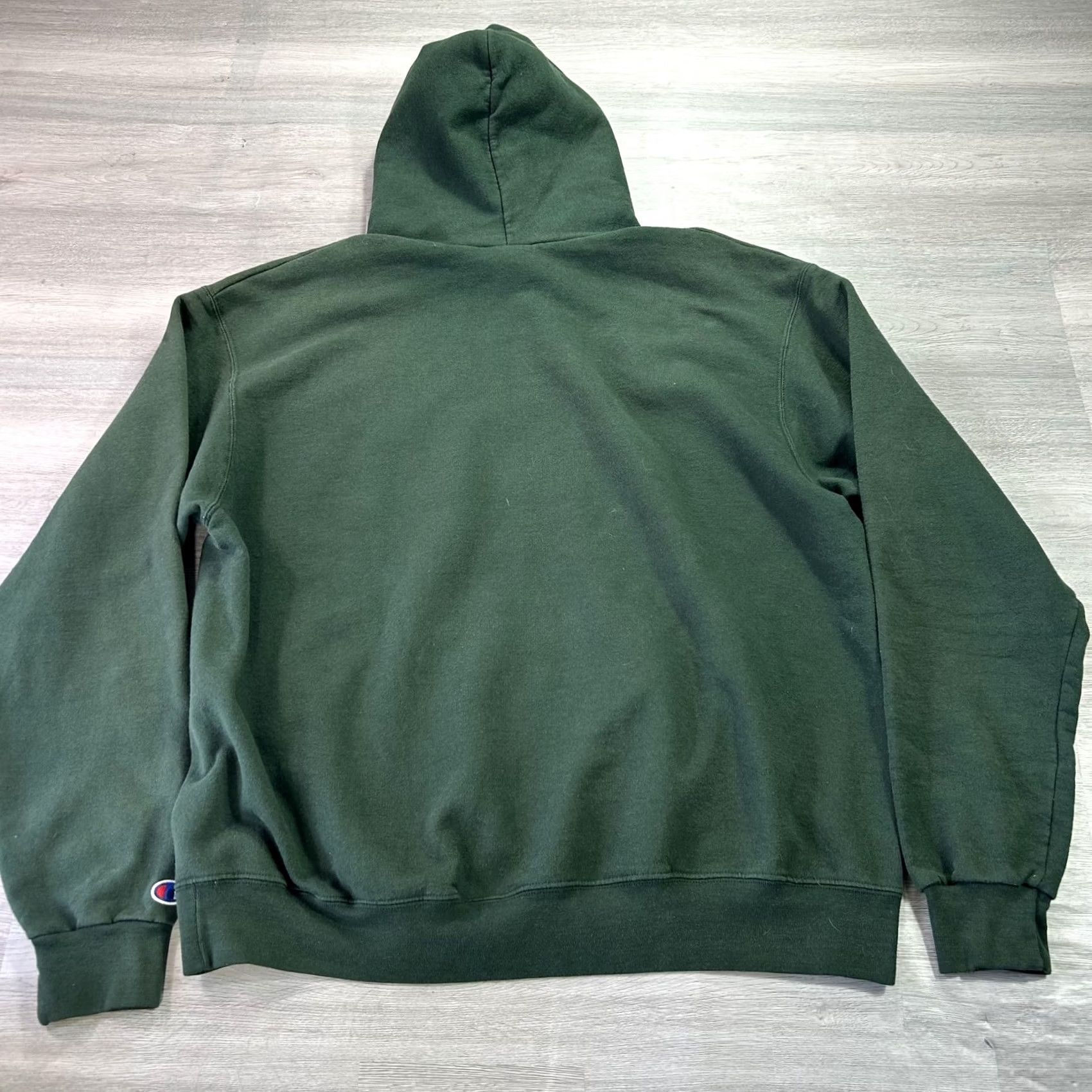 Champion Champion Sac State Hornets Hoodie Sweatshirt Mens XL Green Fleece Graphic Print Hooded Pockets Crew Neck Size US XL / EU 56 / 4 - 2 Thumbnail