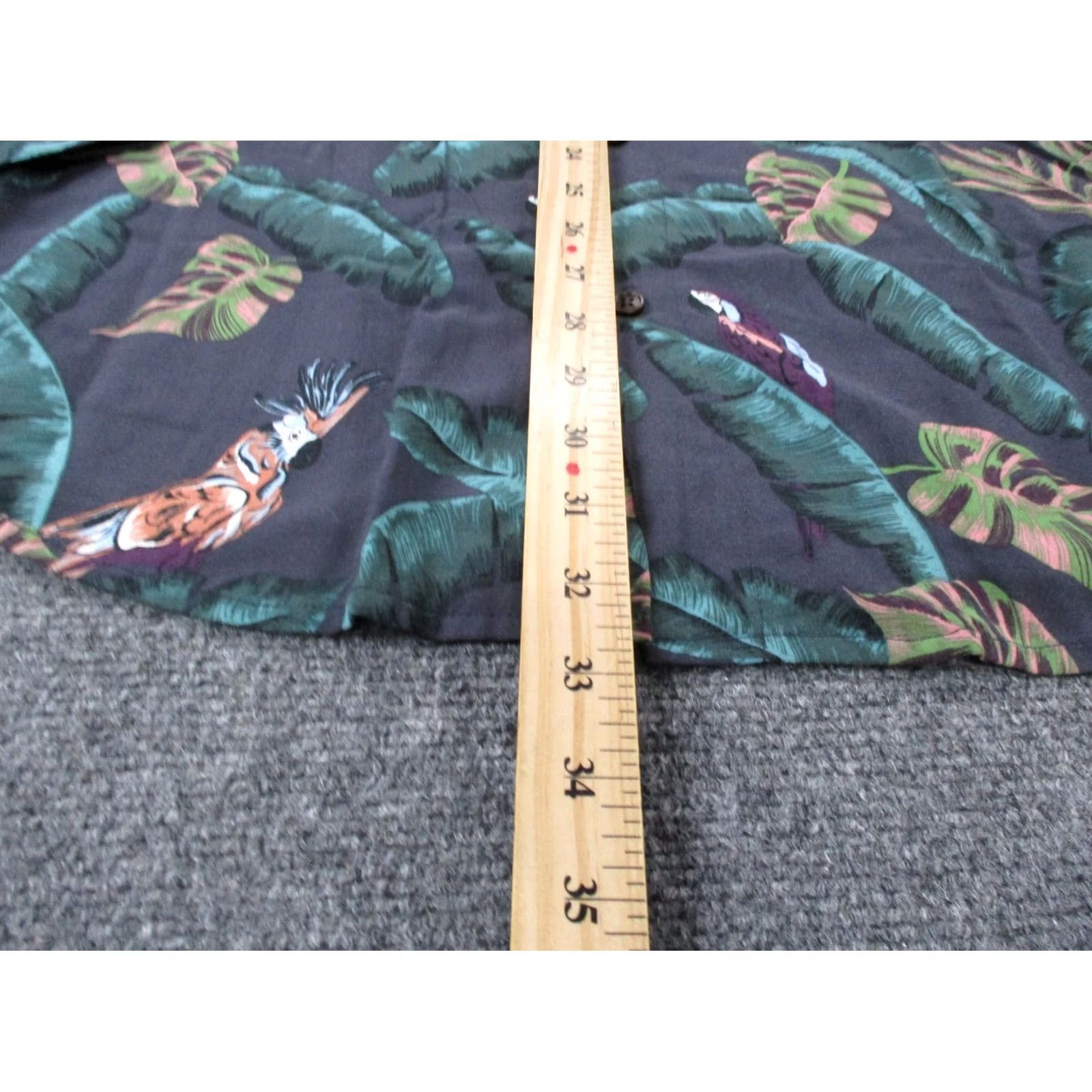 Scotch & Soda VINTAGE Scotch Soda Shirt Mens M Floral Leaf Bird Print Hawaiian Loose Beach Travelers Size US M / EU 48-50 / 2 - 4 Thumbnail