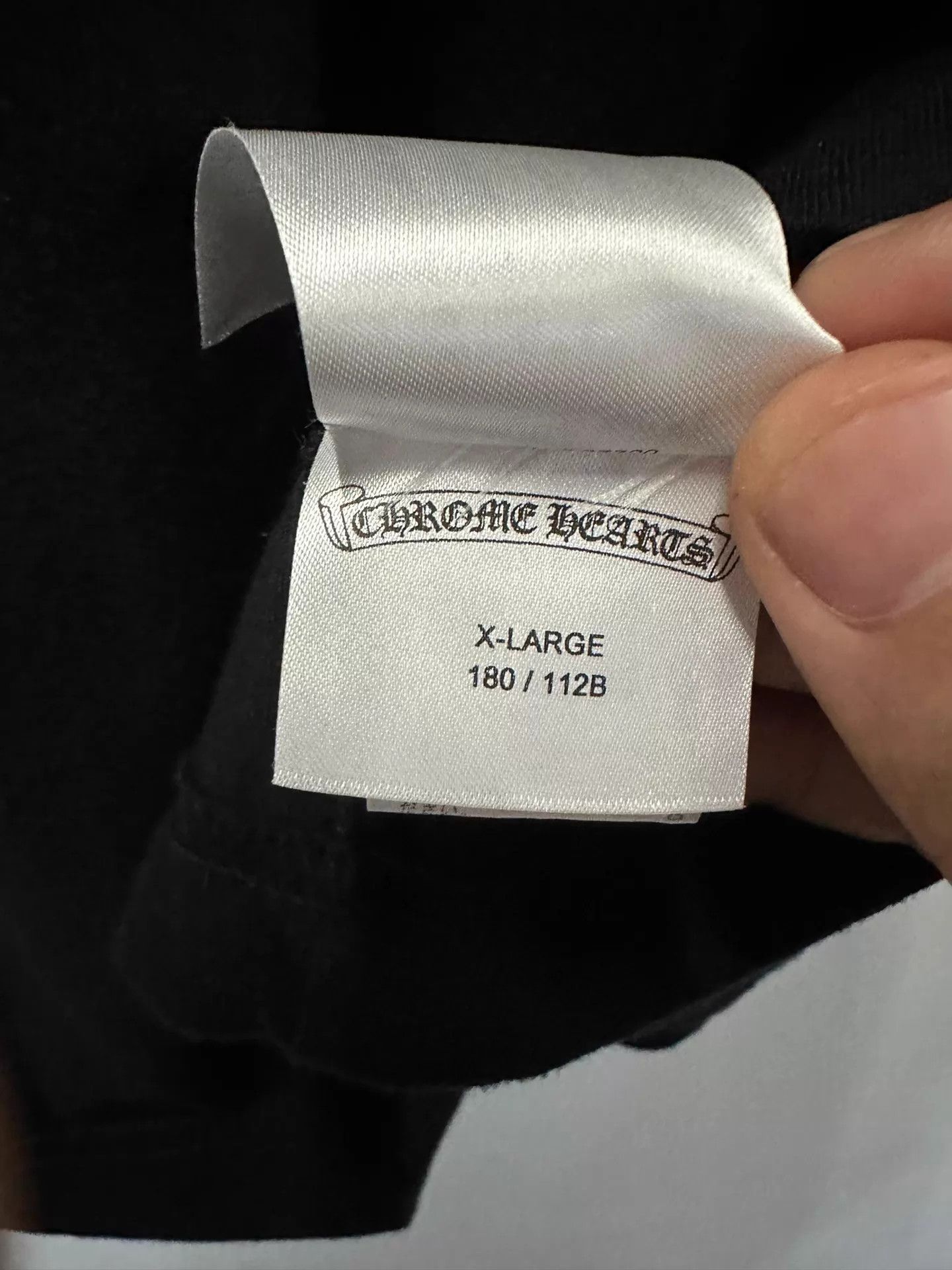 Chrome Hearts Chrome Hearts Purple Script Black Collar Short Sleeve XL Size US XL / EU 56 / 4 - 6 Thumbnail