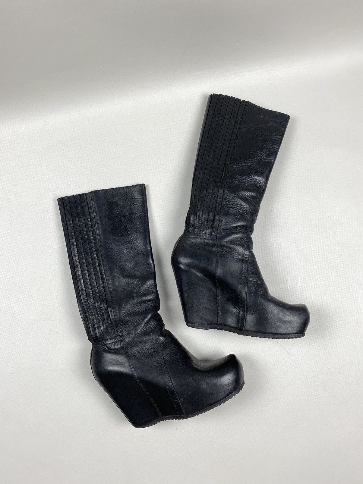 Rick owens platform boots sales