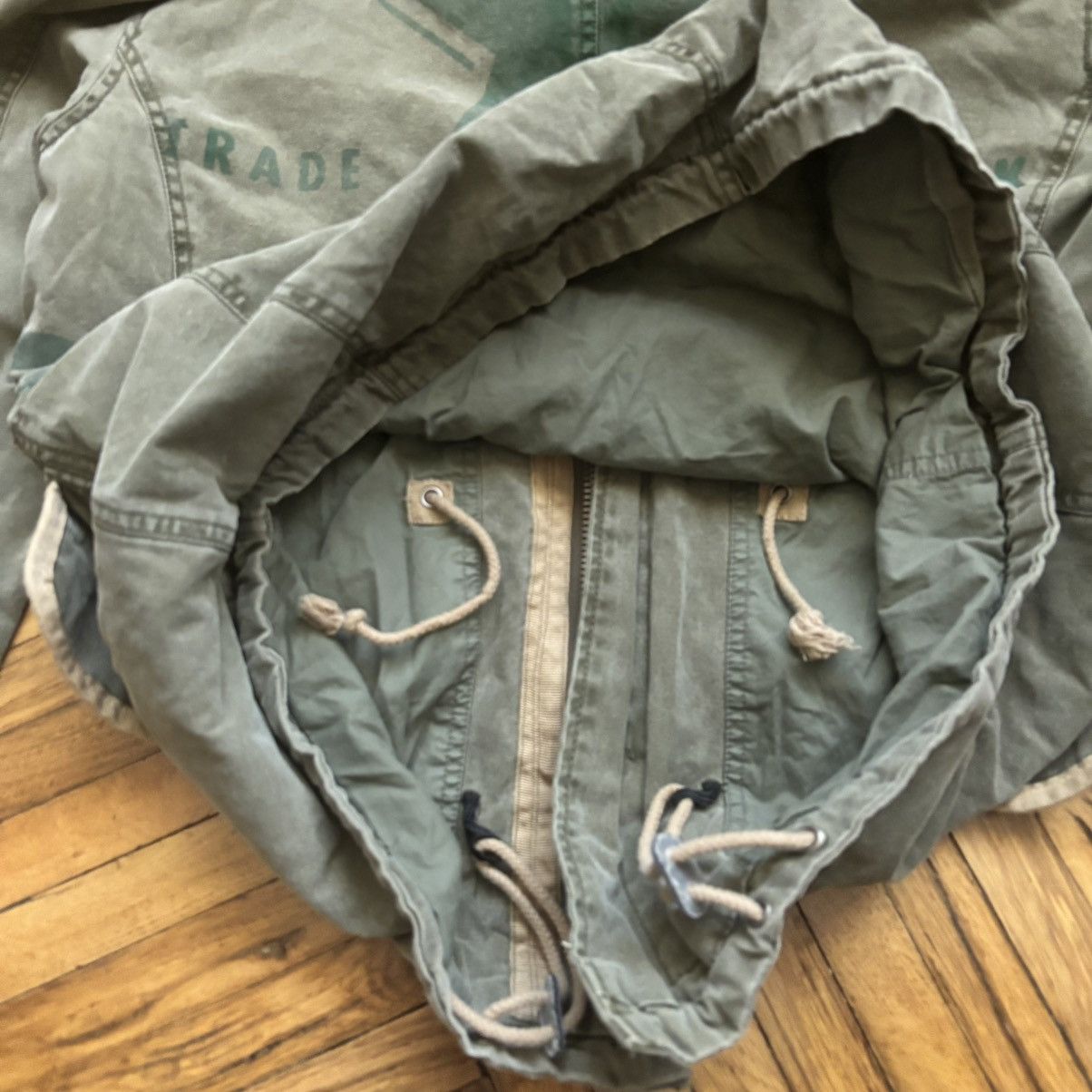 Hysteric Glamour M-65 Heineken Khaki Field Jacket Big Logo Back Print Punk Size US S / EU 44-46 / 1 - 7 Thumbnail