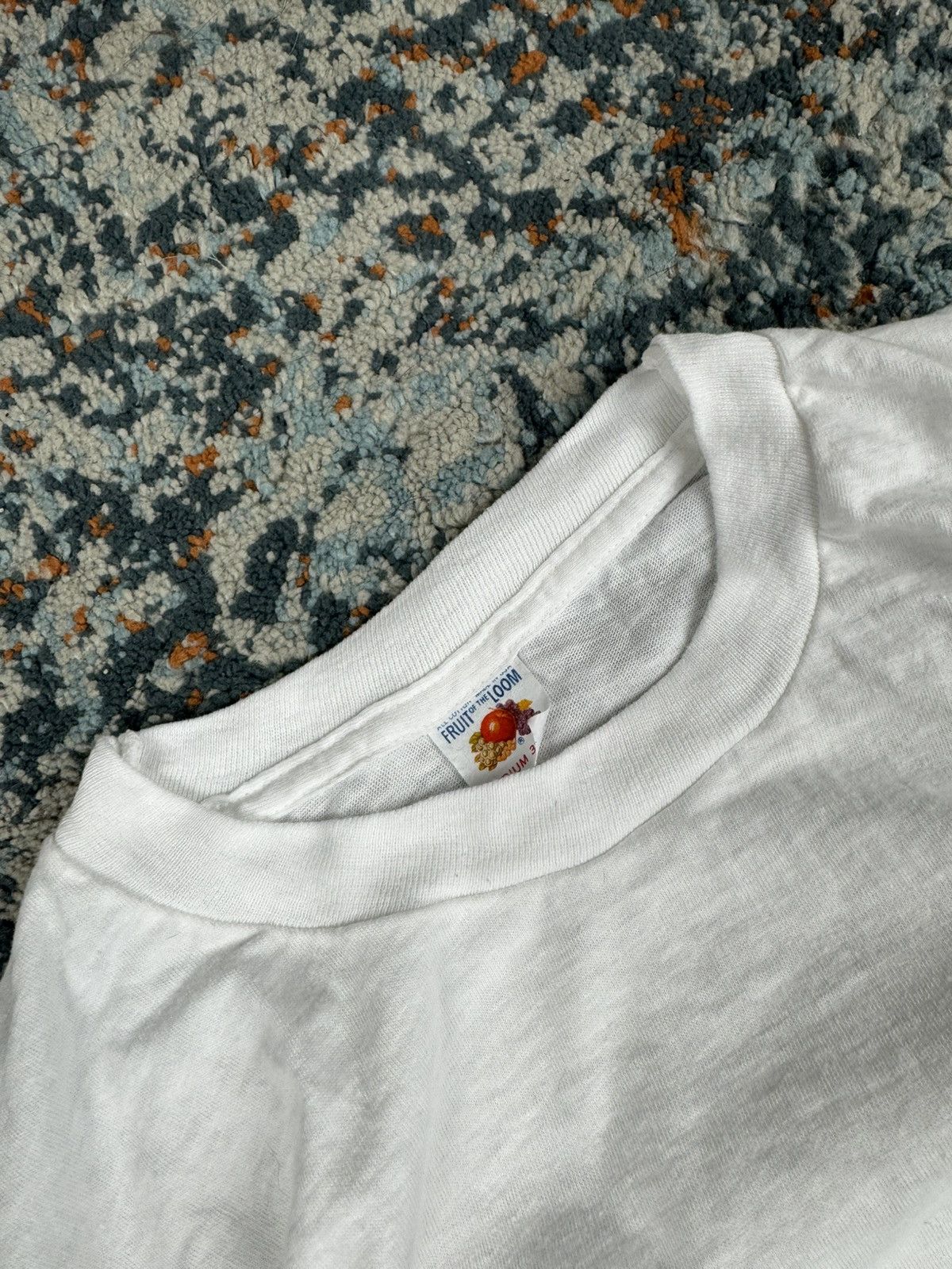 Fruit Of The Loom Vintage 50s/60s Fruit of the loom basic plain tee USA made Size US M / EU 48-50 / 2 - 4 Thumbnail