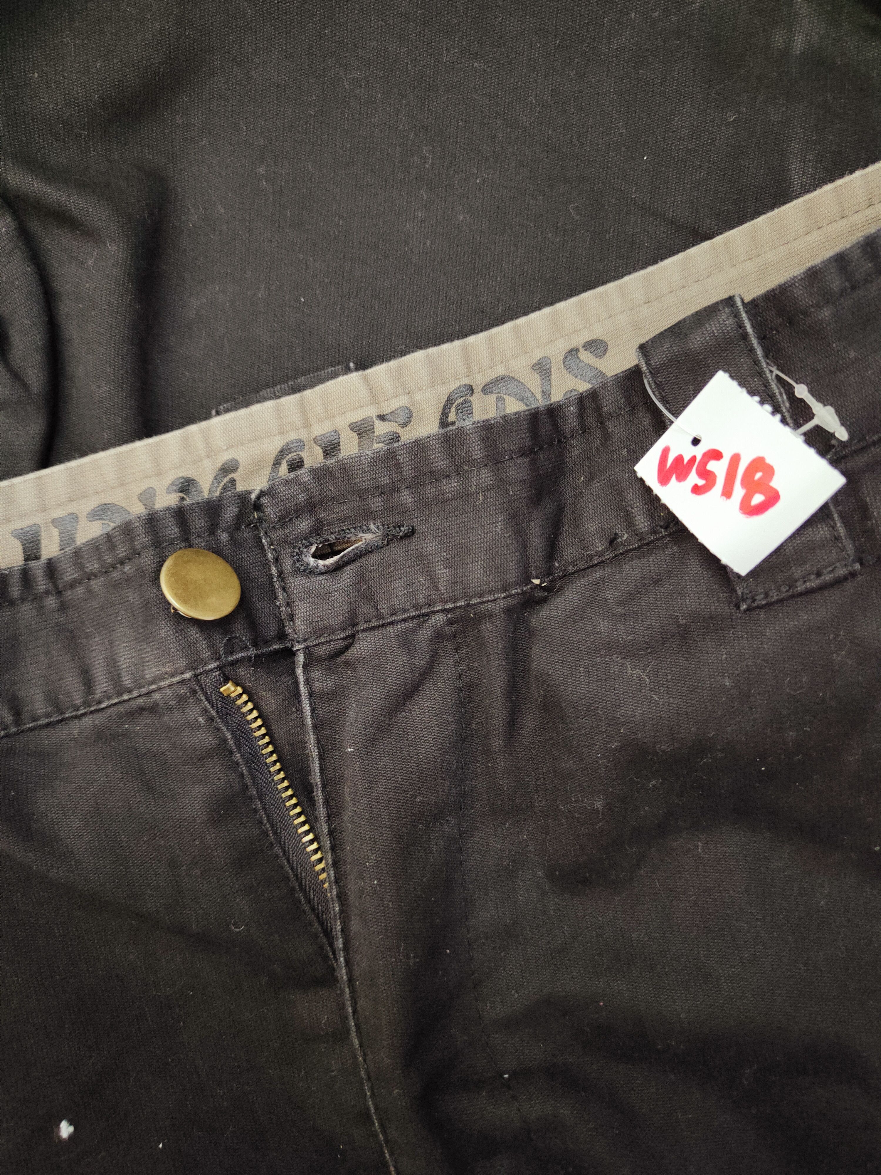 Japanese Brand DL JinMa Jeans Black Multipocket Tactical Cargo Pants #W518 Size US 32 / EU 48 - 17 Thumbnail