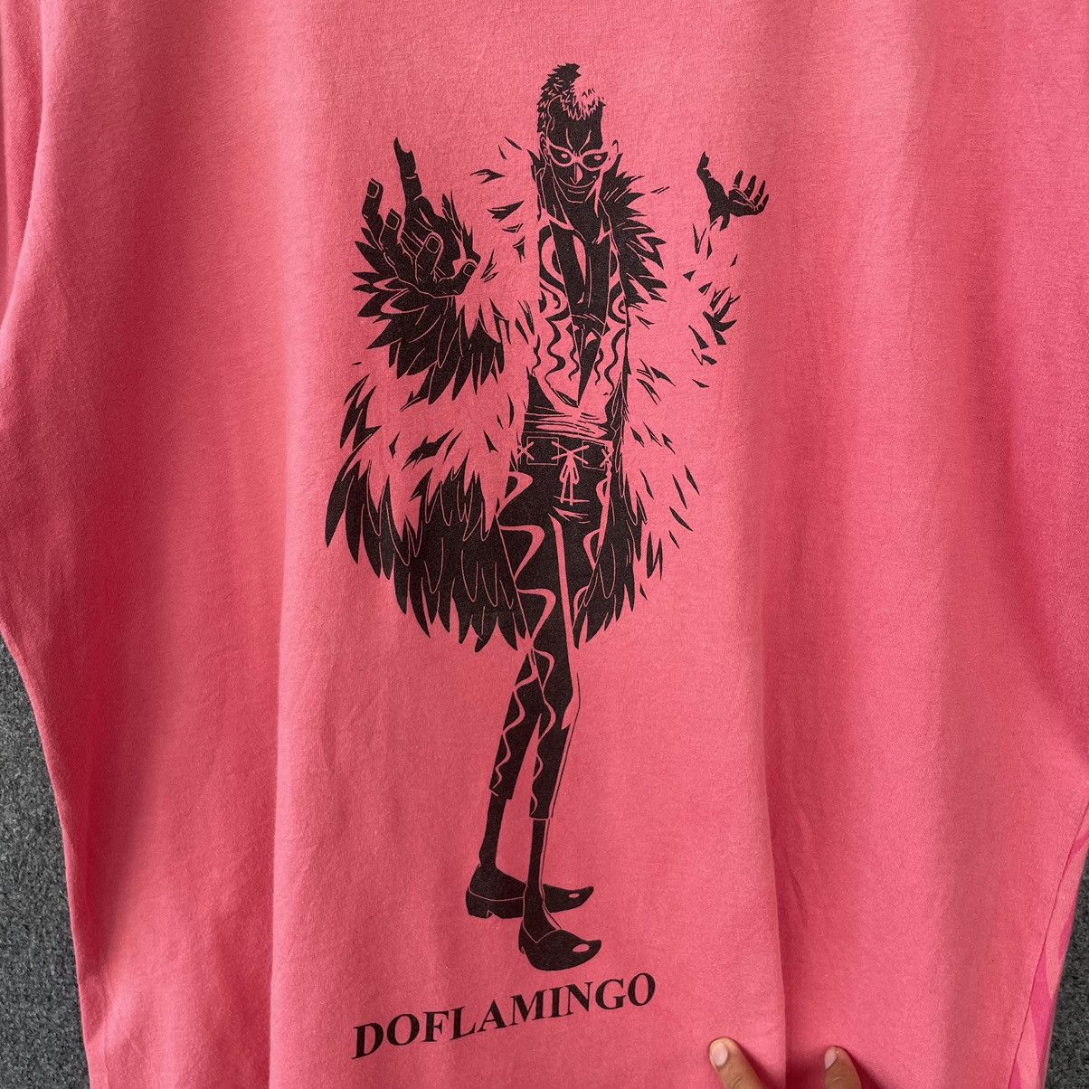 Anime × Japanese Brand × One Piece Anime One Piece Donquixote Doflamingo Overprint T Shirt Size US L / EU 52-54 / 3 - 2 Thumbnail