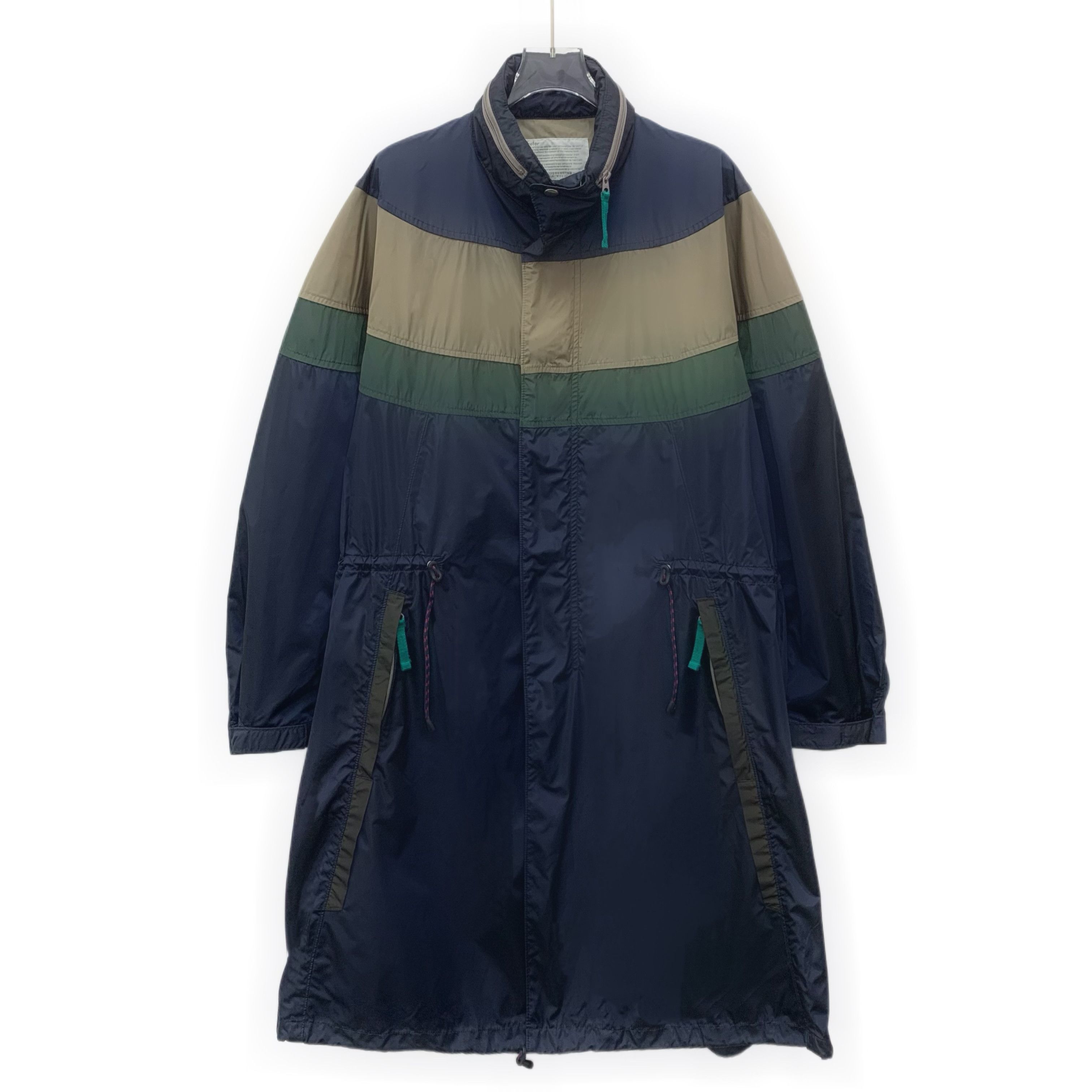 Kolor Kolor Colorblock Stripe Nylon Parka Jacket (2/M) Size US M / EU 48-50 / 2 - 1 Thumbnail