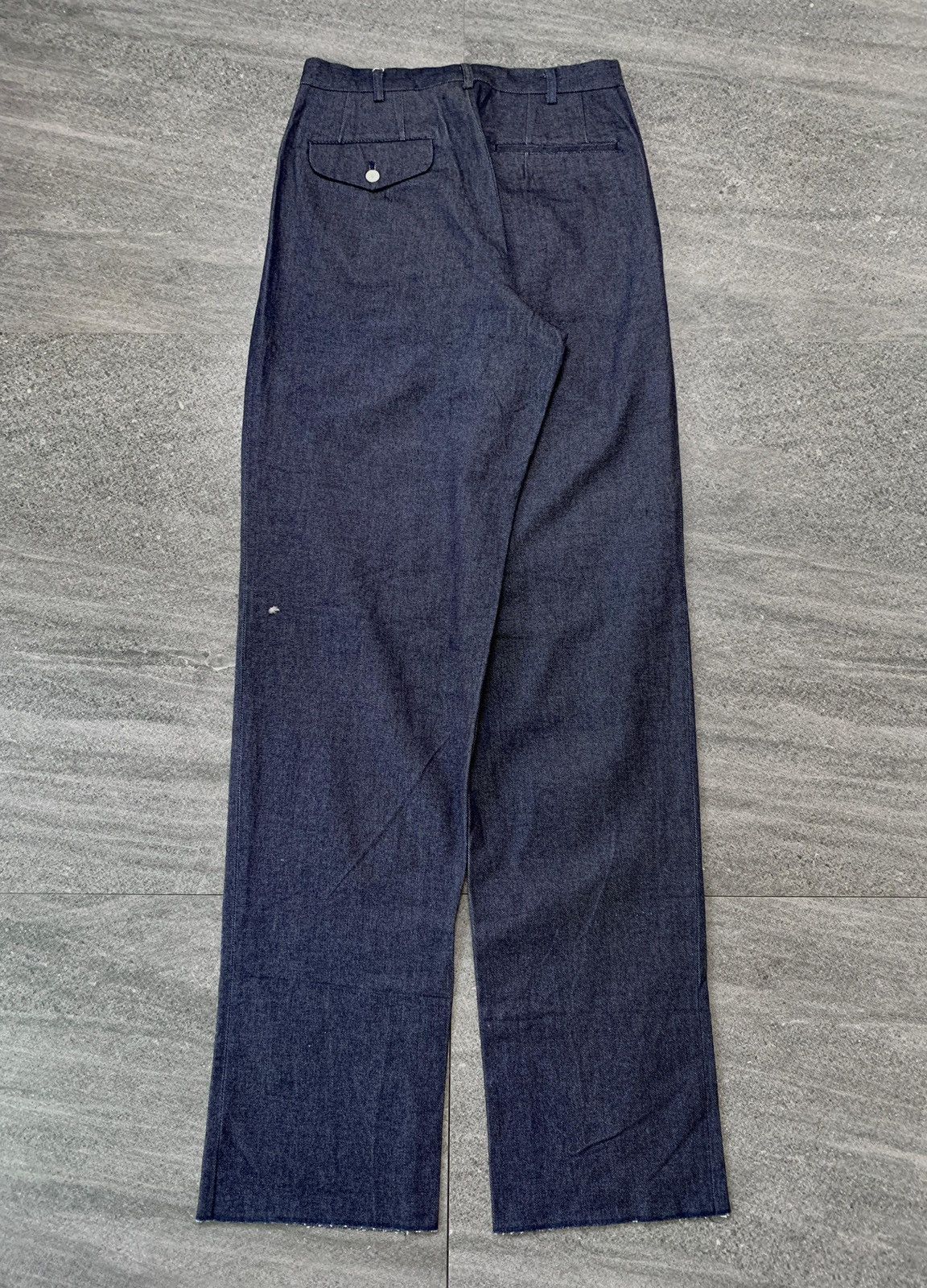 Comme des Garcons Homme FREE TAX! BNWT 90s Indigo Denim Trousers - 30” Size US 30 / EU 46 - 8 Thumbnail