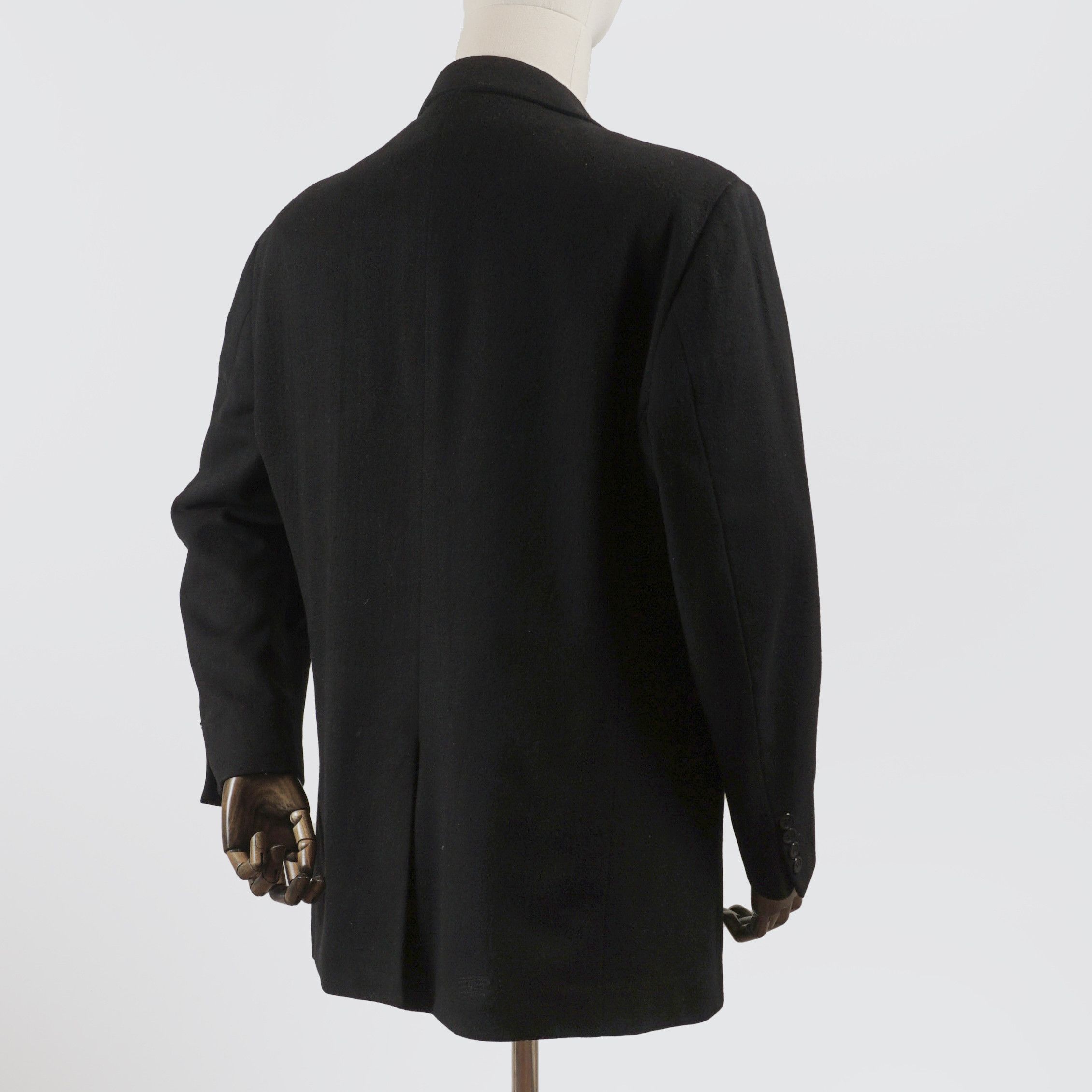 Versace Wool Cashmere Zip-Front Blazer Size 52R - 3 Thumbnail