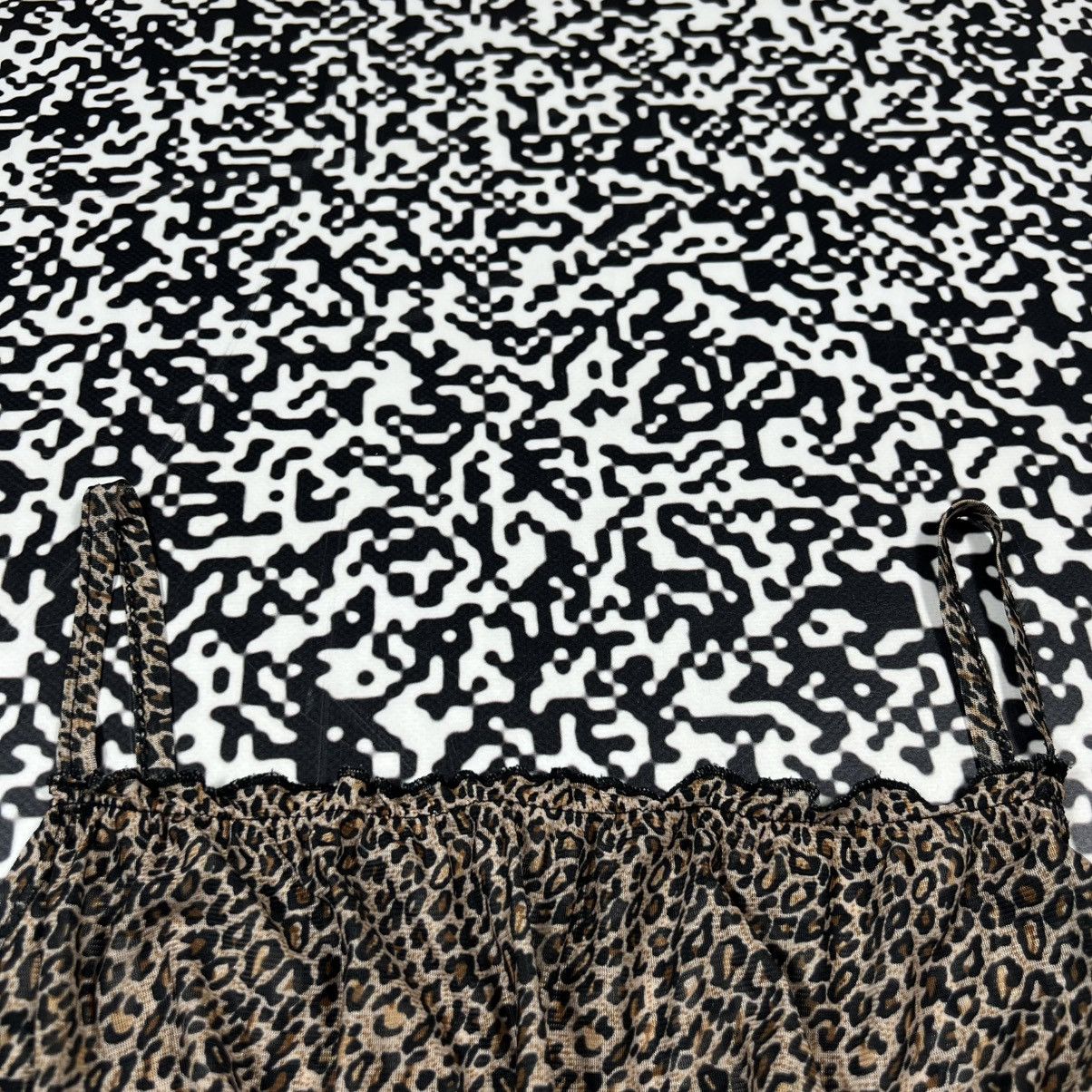 Vintage Vintage Y2K Leopard Sexy Retro Tank Top Sleeveless Size S / US 4 / IT 40 - 7 Thumbnail