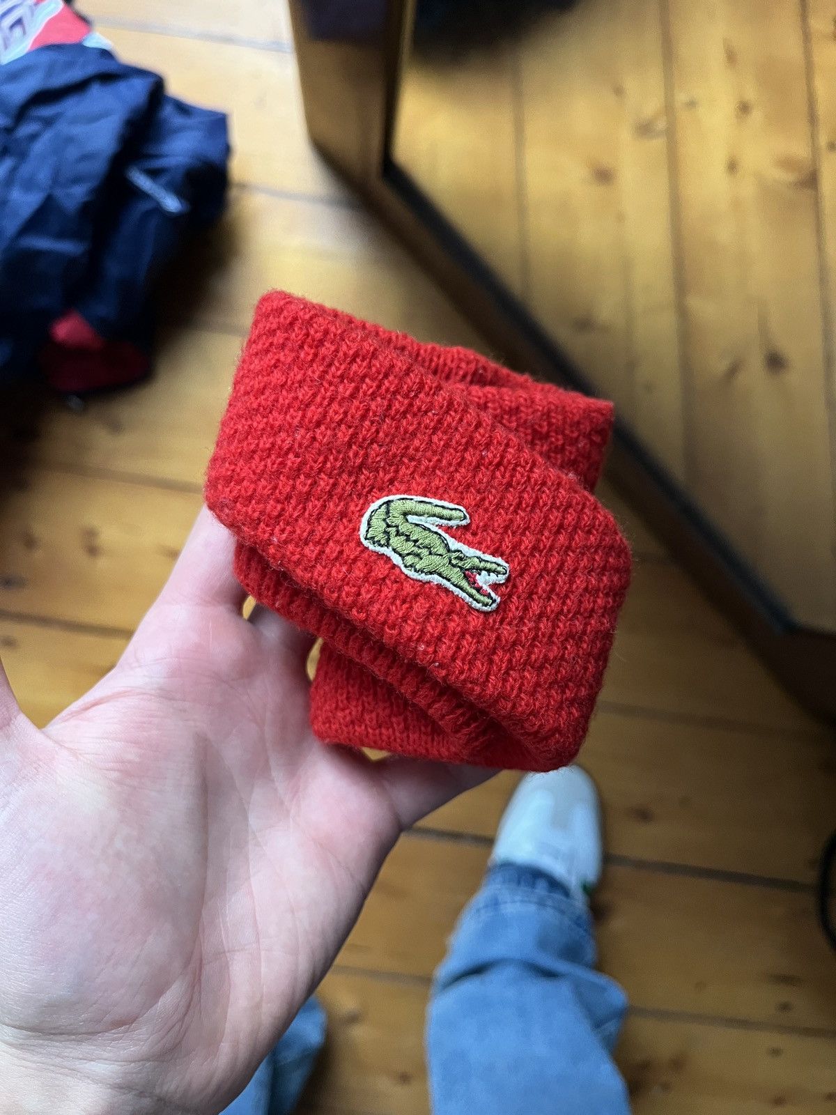 Lacoste × Vintage Lacoste Headband tennis Vintage logo Size ONE SIZE - 2 Thumbnail