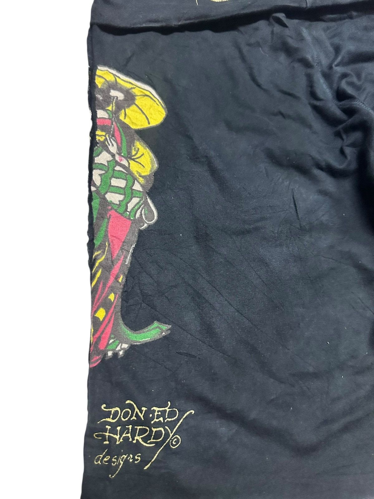 Ed Hardy Ed Hardy Vintage Shortpant Butterfly Embodied Faded Wash. Size US 30 / EU 46 - 6 Thumbnail