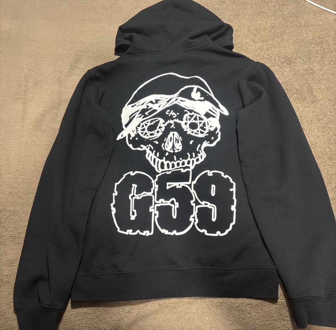 G59 Records G59 og skull logo zip up hoodie Size US M / EU 48-50 / 2 - 3 Thumbnail