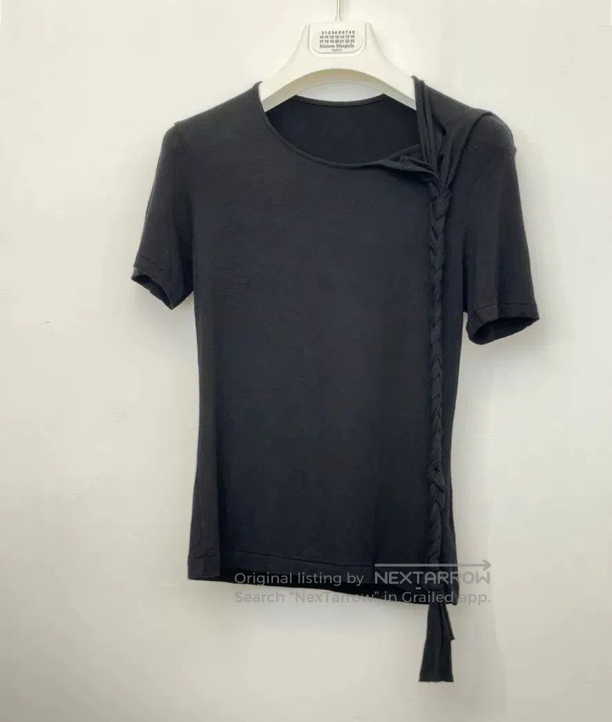 Yohji Yamamoto Yohji Yamamoto Braided Short Sleeve T-shirt. Size US L / EU 52-54 / 3 - 1 Thumbnail