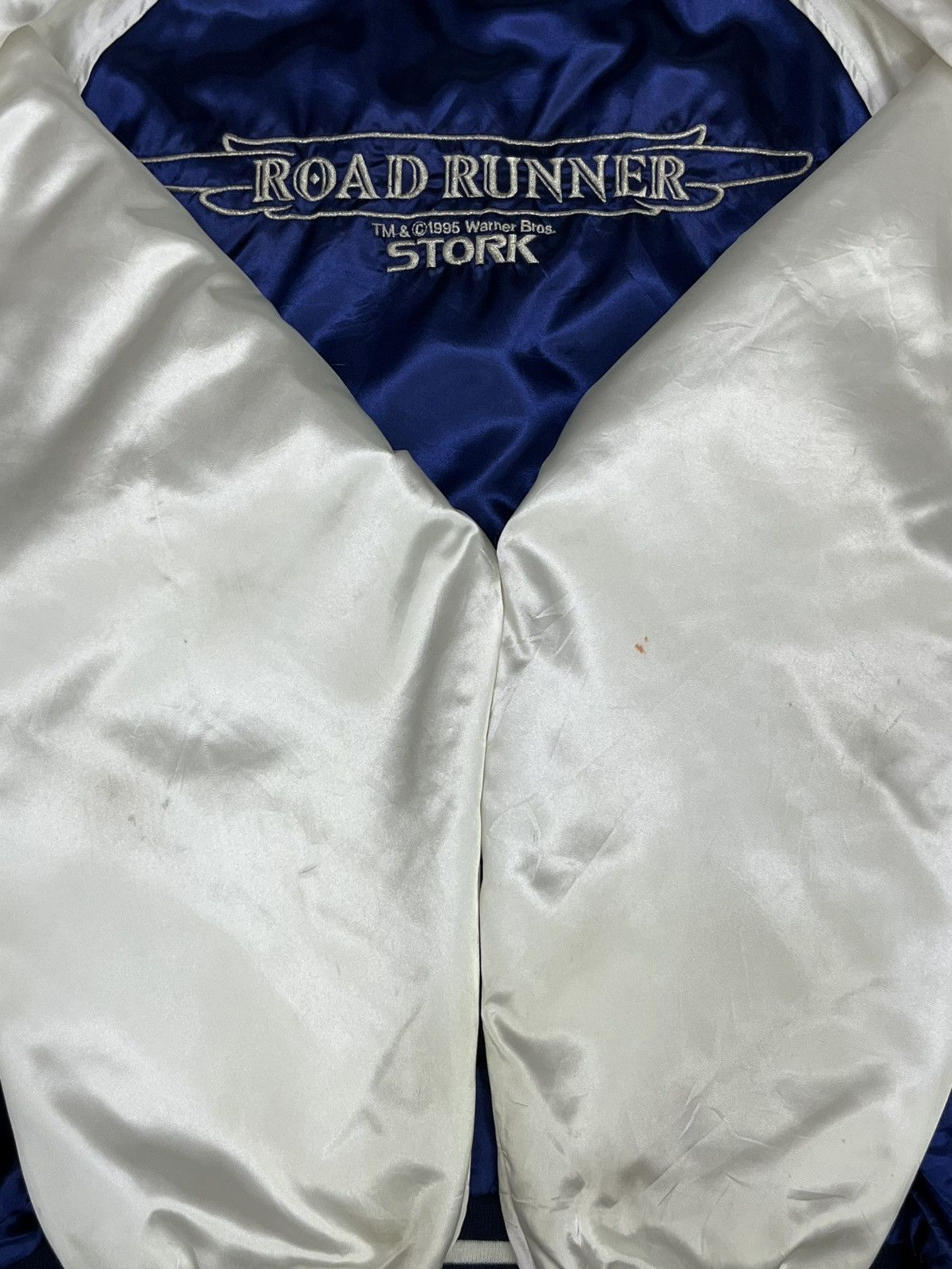 🔥Vintage 1995 ROADRUNNER Varsity Jacket TM & Warner Bros