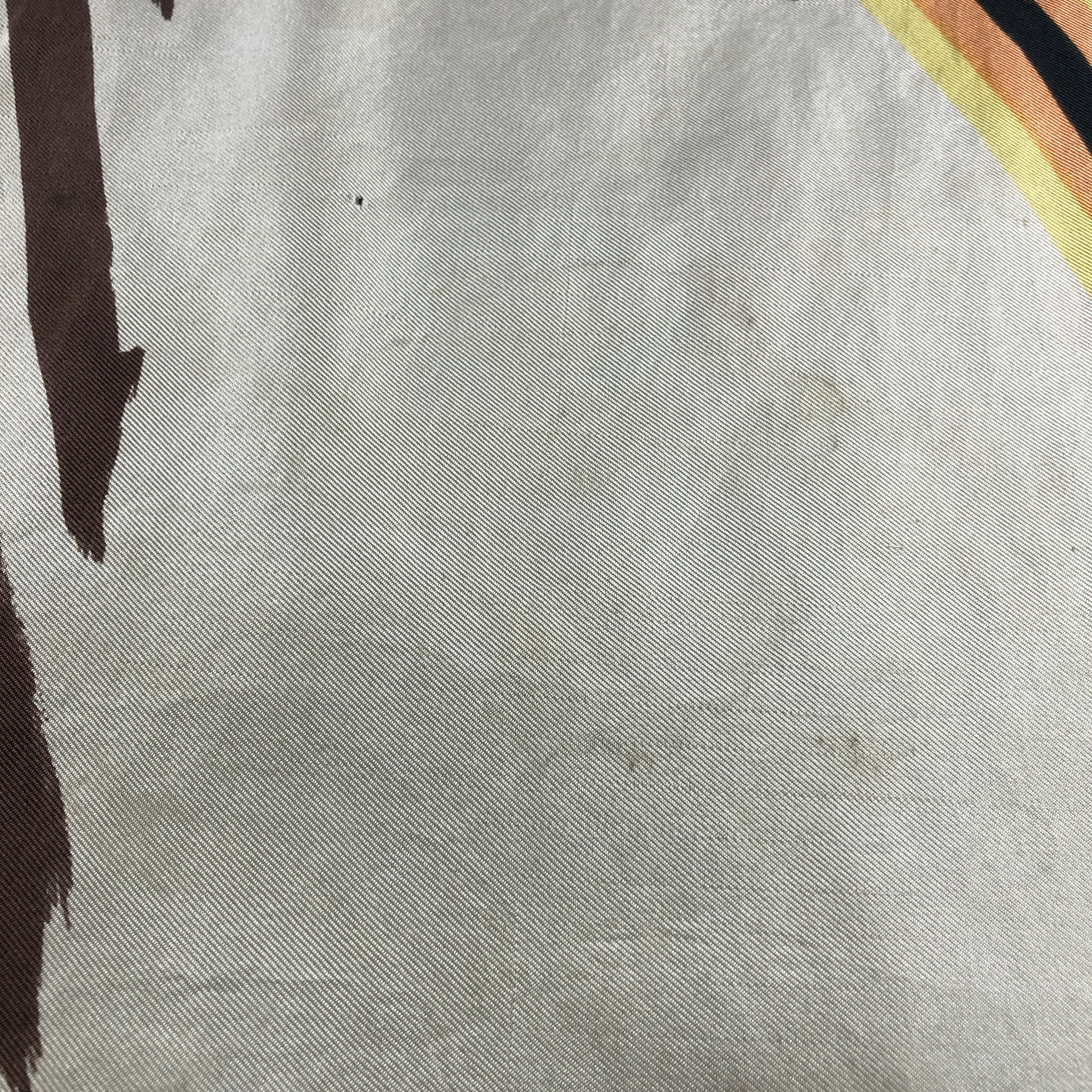 Japanese Brand P.A.S Luxury Abstract Hand Rolled Silk Scarf M1119 Size ONE SIZE - 9 Thumbnail