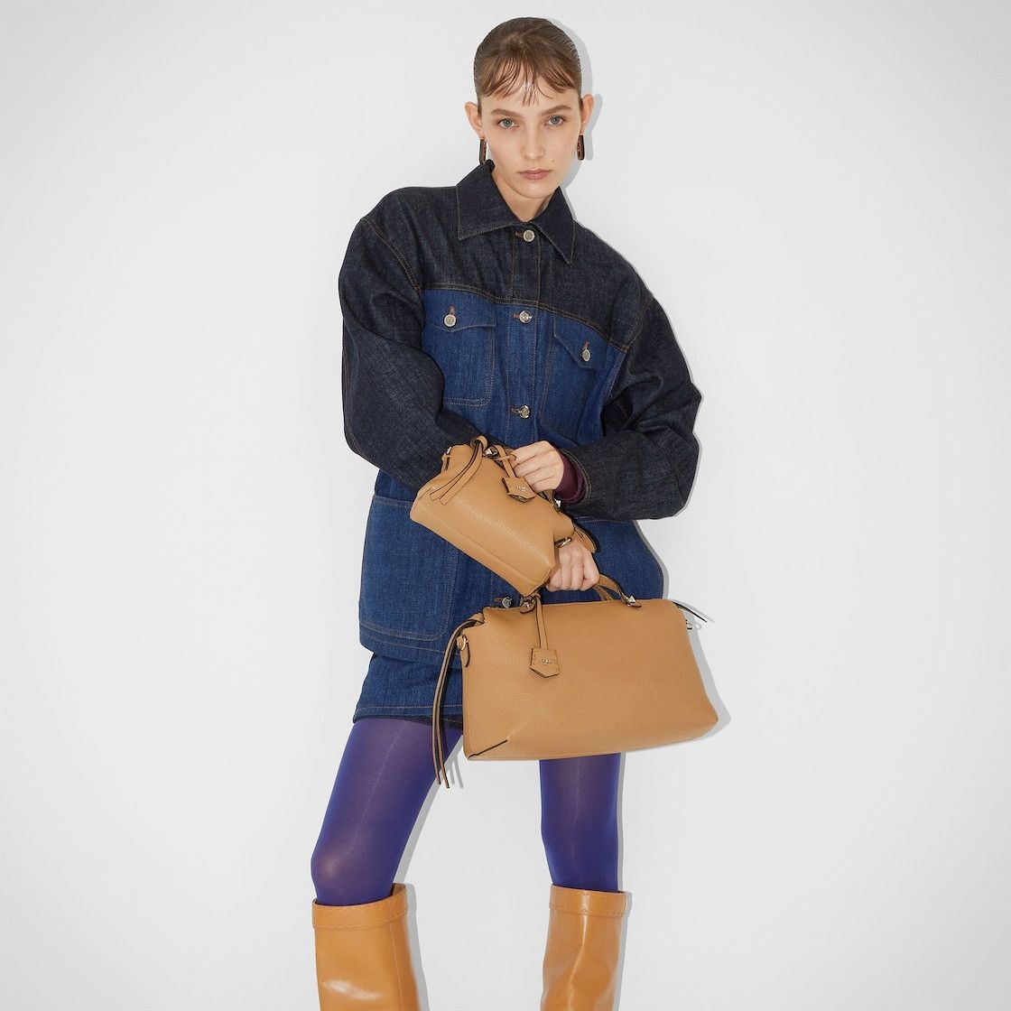 Fendi o1s1wg110825 Jacket in Blue Size M / US 6-8 / IT 42-44 - 4 Thumbnail